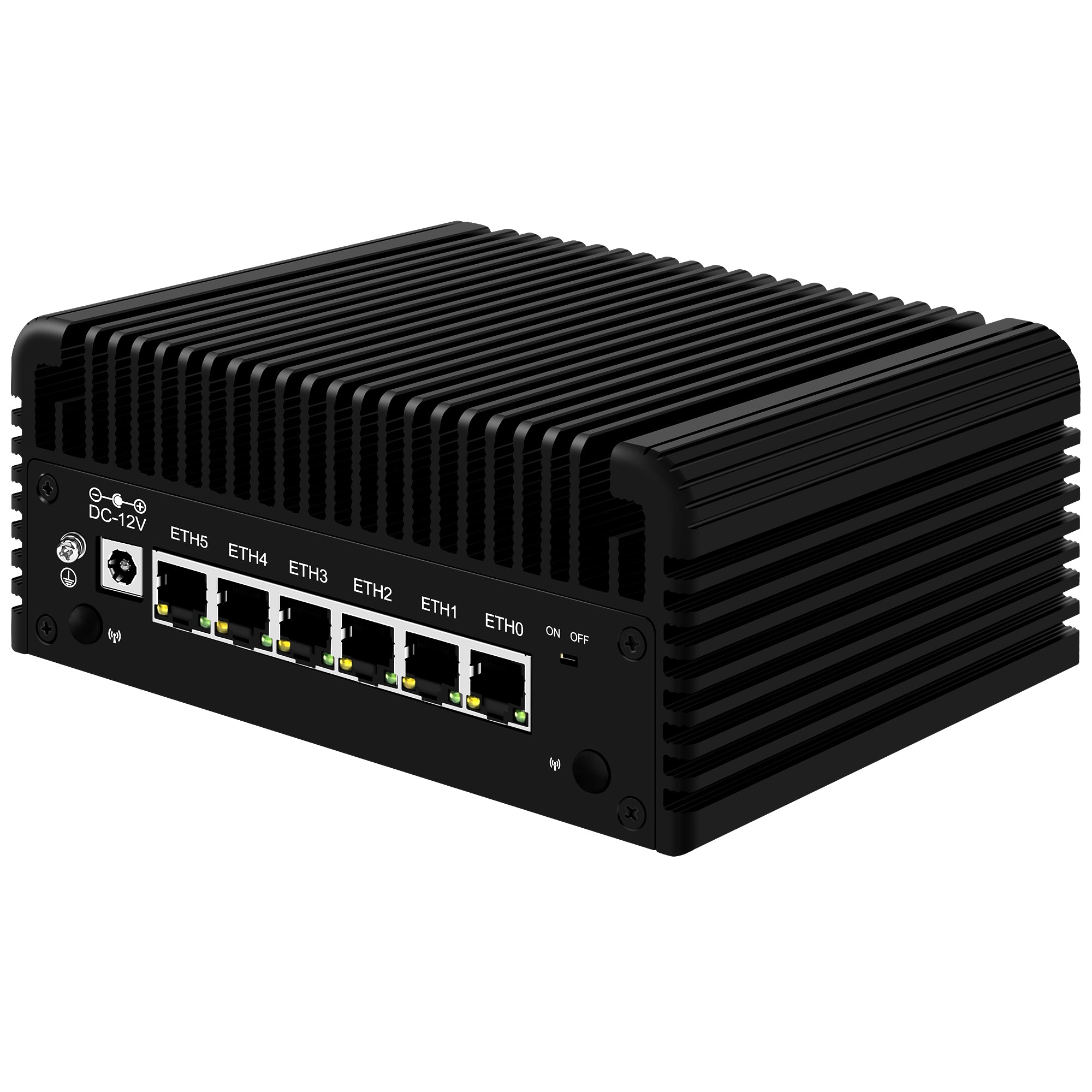 CWWK D6 Fanless Mini PC Firewall Hardware for Opnsense Pfsense,Softer Router N150 N100 N305 N355, 4 x 2.5 Gbe i226V Lan