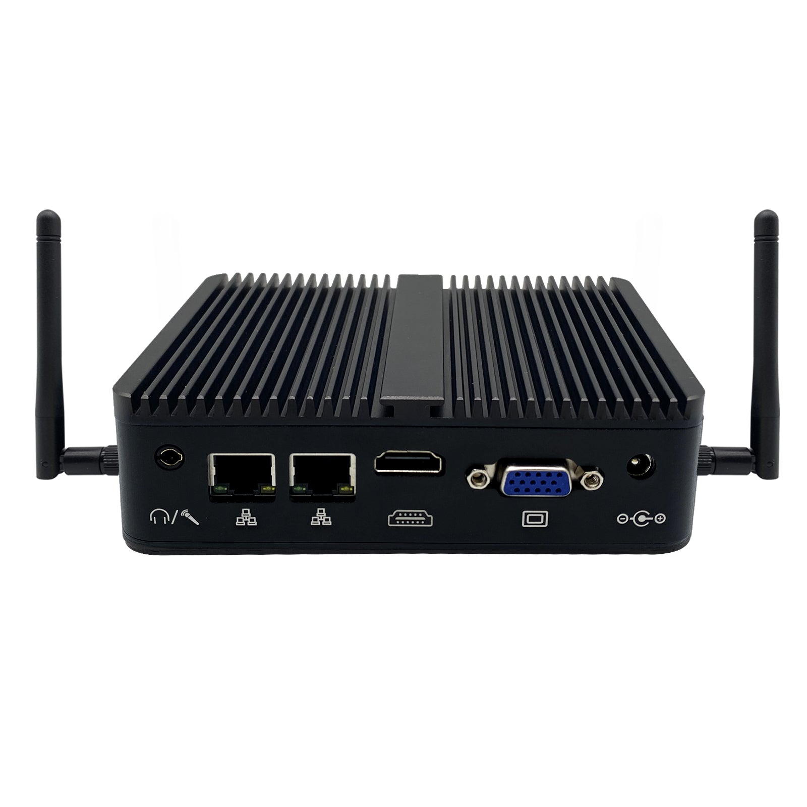 CWWK J25 Mini Industrial PC Fanless PC Celeron J4125 8GB RAM 256GB SSD 2*LAN HD VGA 4*USB Win11 Mini PC Fanless High Performance Compact Design Embedded Industrial Computer for industrial applications