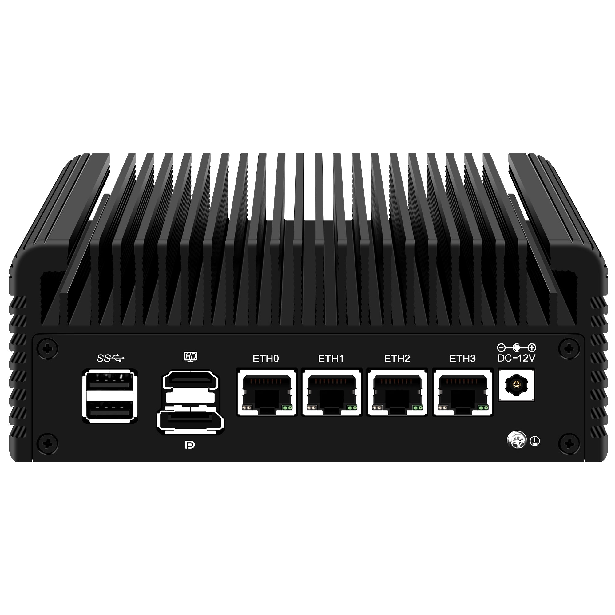 CWWK F2 Fanless Mini PC Firewall Hardware for Opnsense Pfsense,Softer Router Intel N150 N100 N305 N355, 4 x 2.5 Gbe i226V Lan