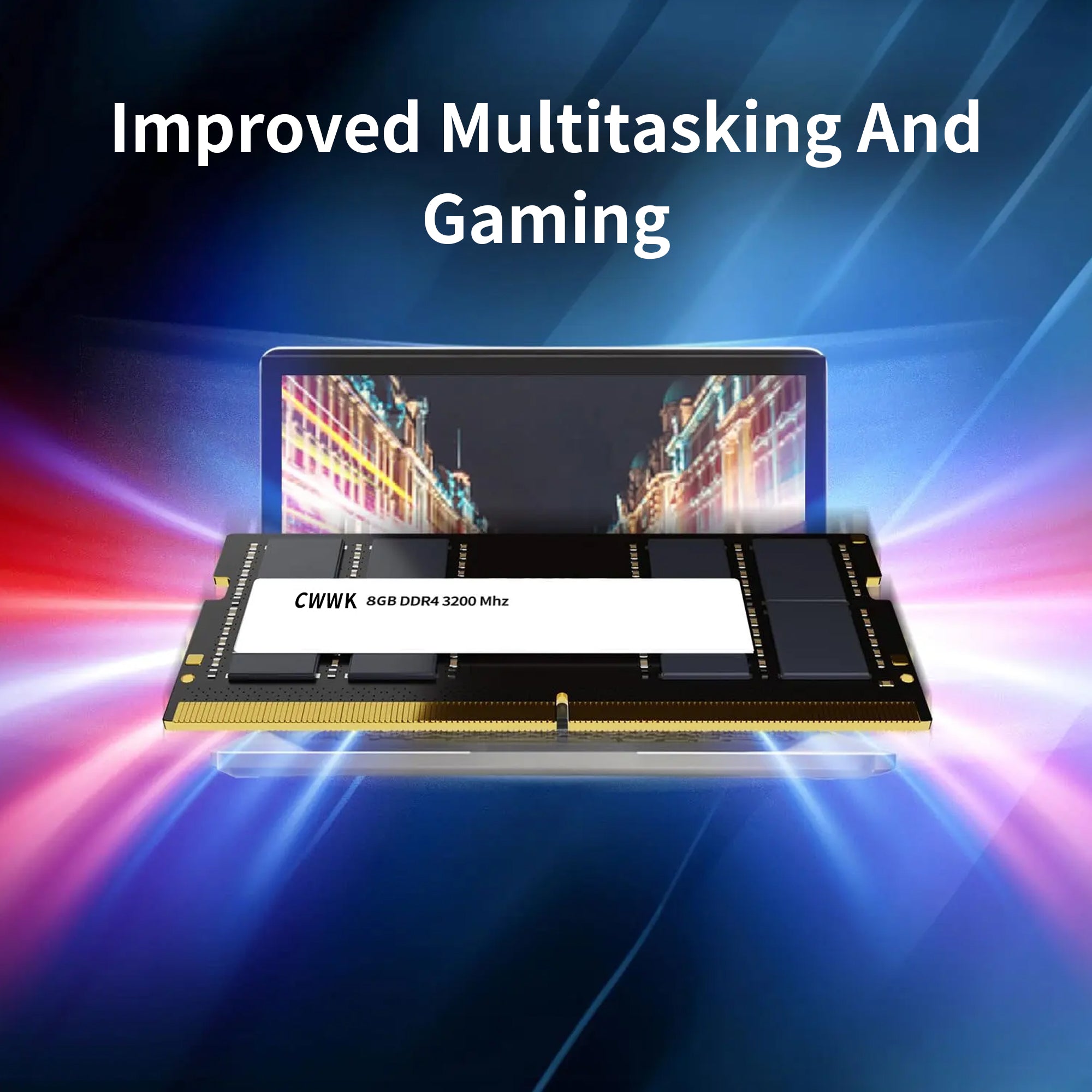 CWWK Computer Memory SD138 16GB DDR4 RAM 3200MHz CL22 Memory Module 260 Pin Computer Memory Hardware