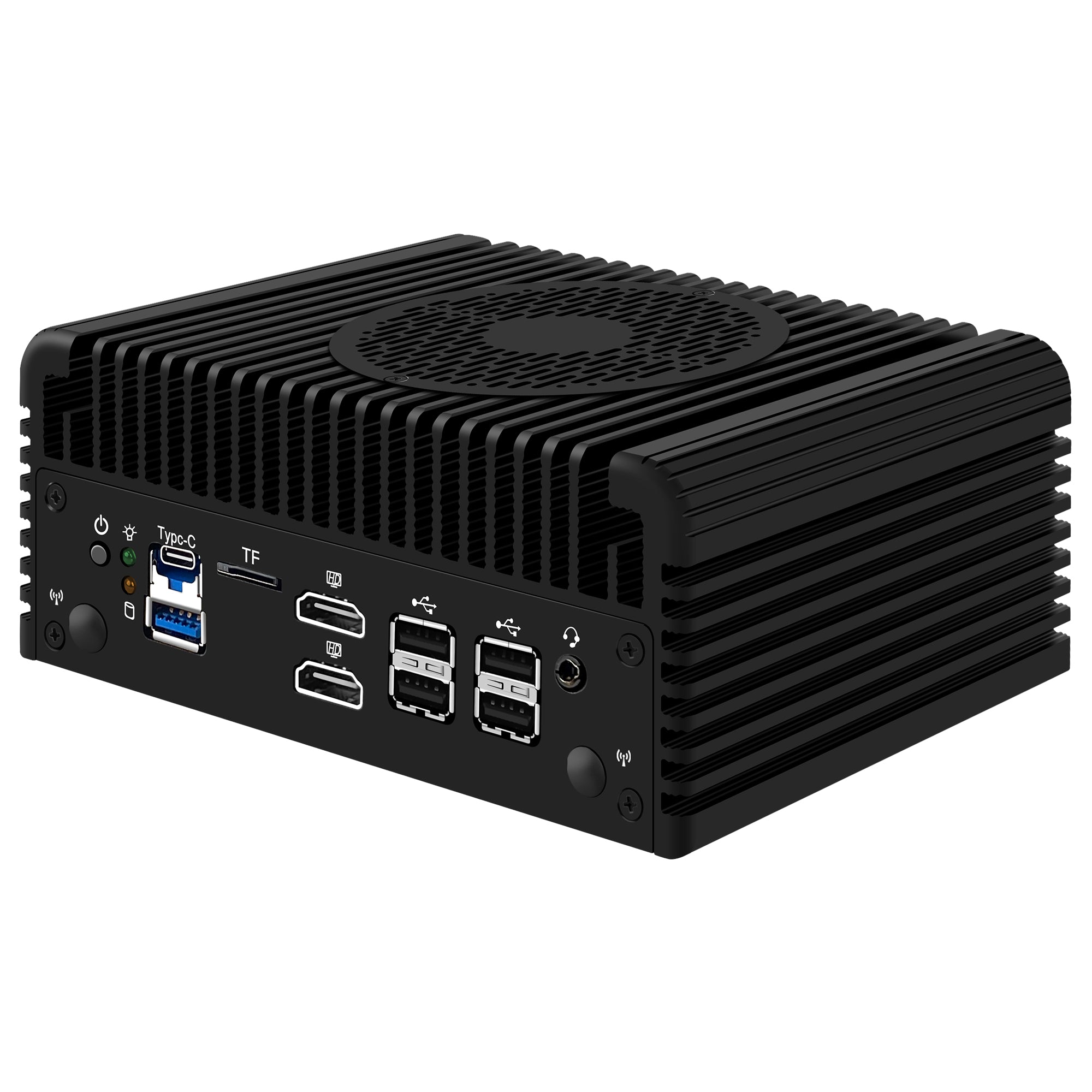 CWWK S2 Mini PC Firewall Hardware for Opnsense Pfsense,Softer Router Intel N150 N100 N305 N355 Dual Nic 2 10Gbe SFP+,2 Port i226V 2.5Gbe Lan