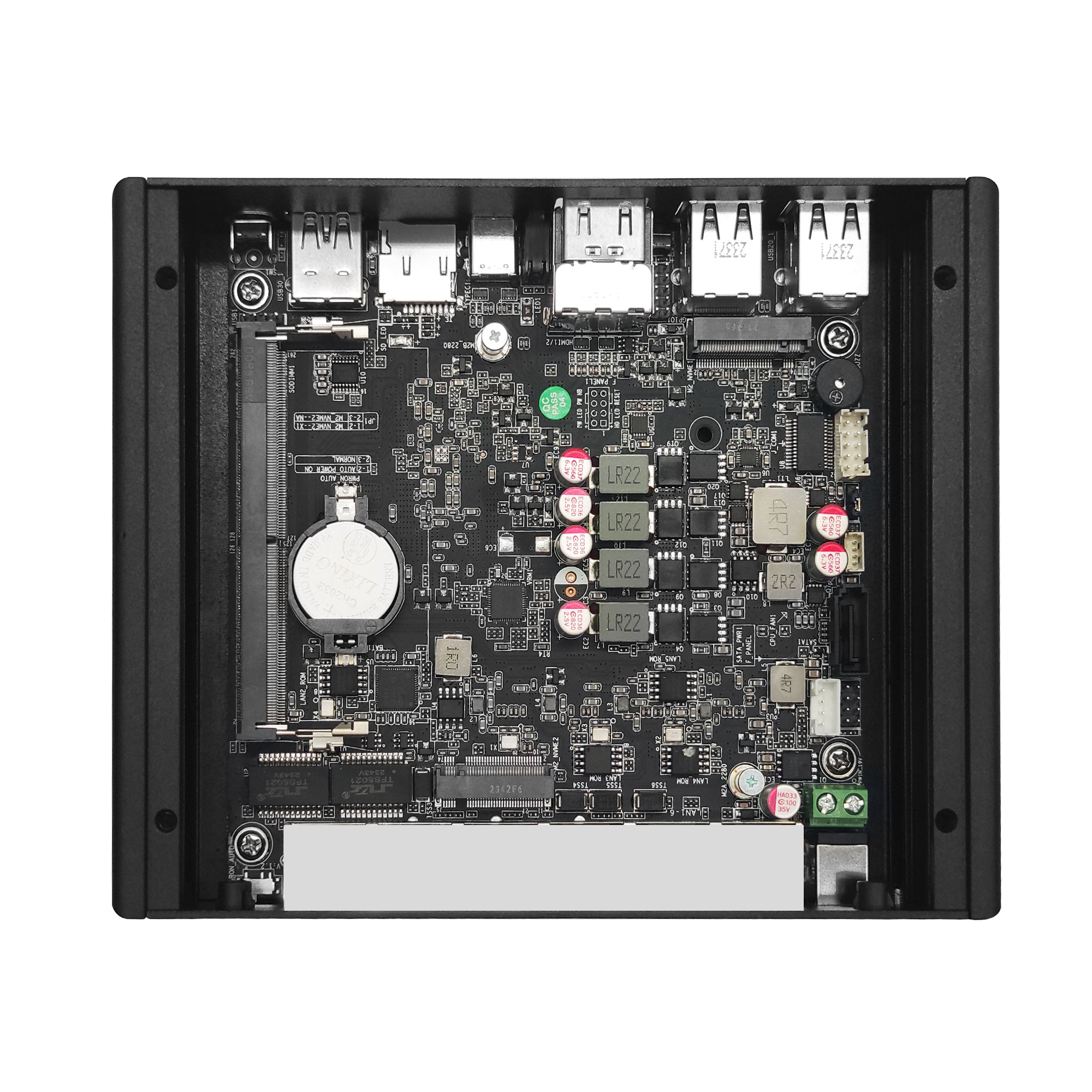 CWWK D6 Fanless Mini PC Firewall Hardware for Opnsense Pfsense,Softer Router N150 N100 N305 N355, 4 x 2.5 Gbe i226V Lan