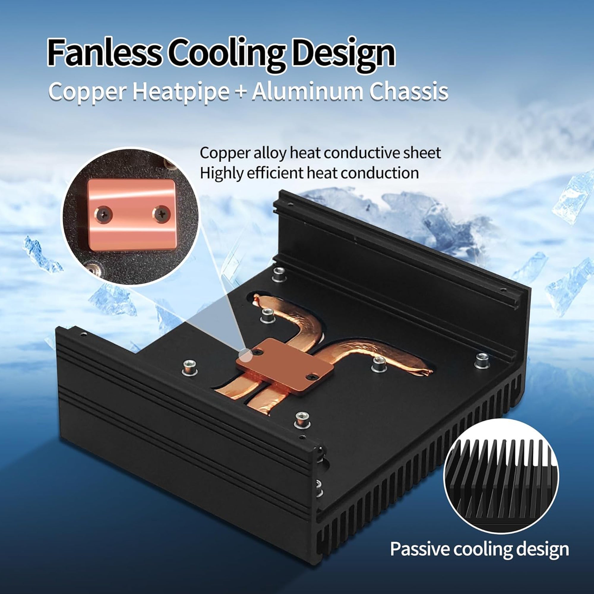CWWK Mini PC Fanless Ryzen 5 5500U Firewall Appliance, 4 x i226-V 2.5GbE LAN OPNsense Mini Computer