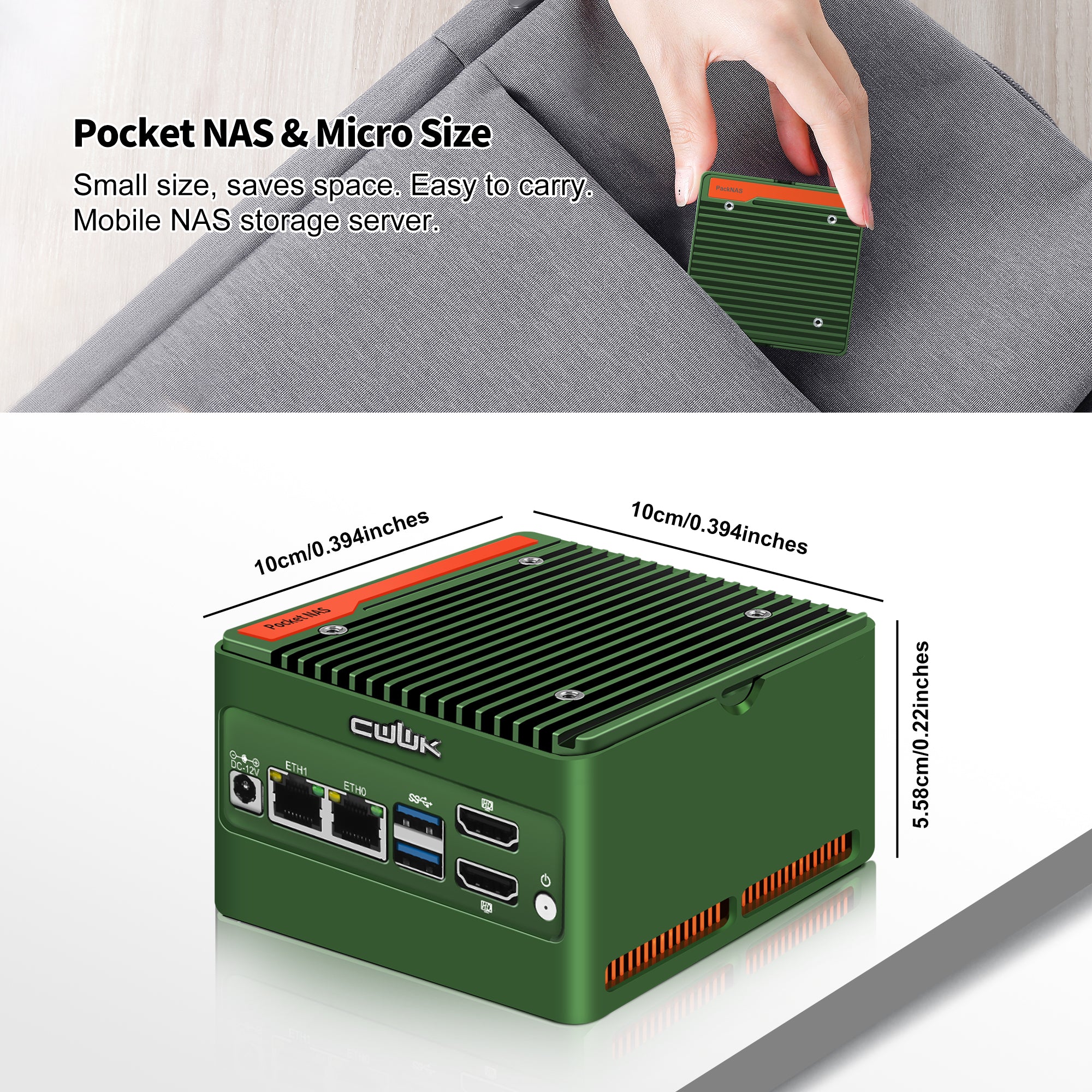 CWWK X86-P6 N150/N355 Mini PC NAS , 4 x M.2 NVMe X86-P6 Mini Desktop Computer with 2 x i226-V 2.5GbE LAN, DDR5 Micro PC , 2-Display, WiFi7/BT5.4 Expandable