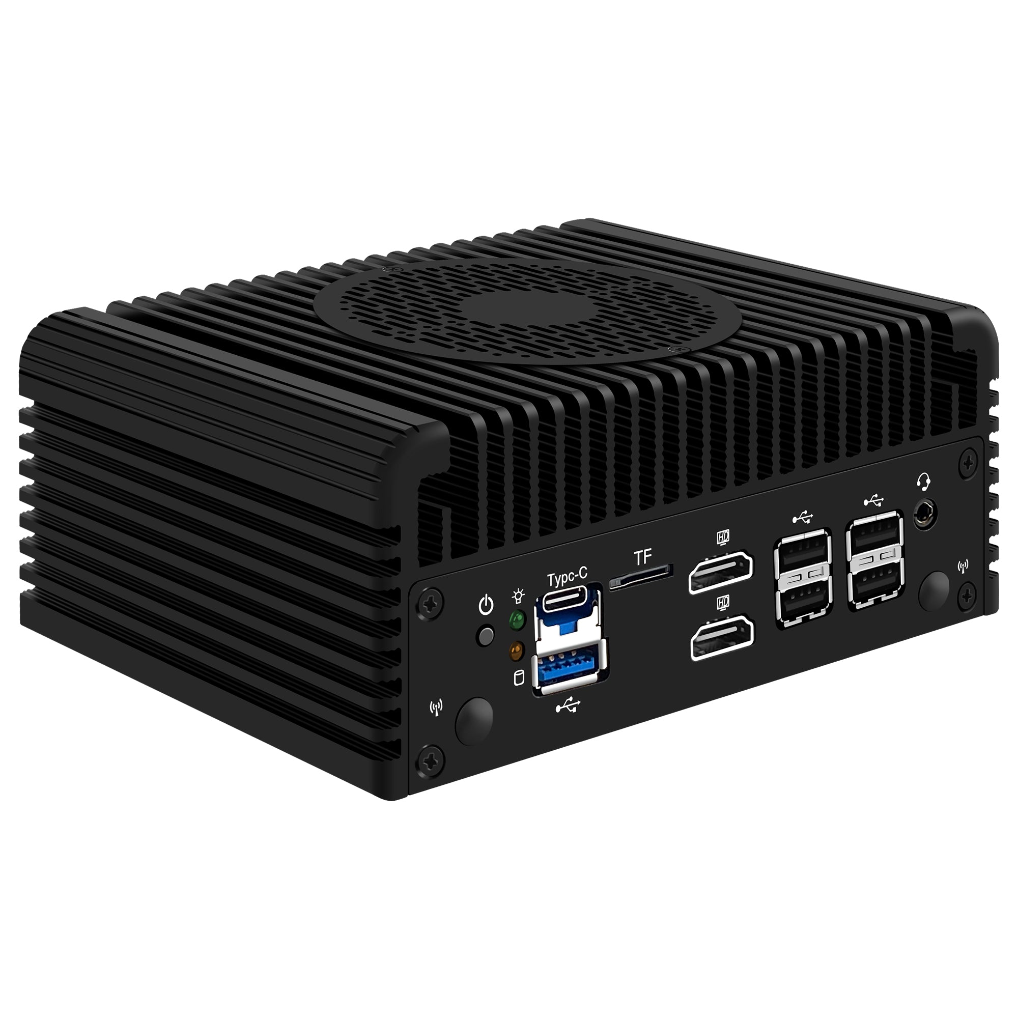 CWWK S2 Mini PC Firewall Hardware for Opnsense Pfsense,Softer Router Intel N150 N100 N305 N355 Dual Nic 2 10Gbe SFP+,2 Port i226V 2.5Gbe Lan