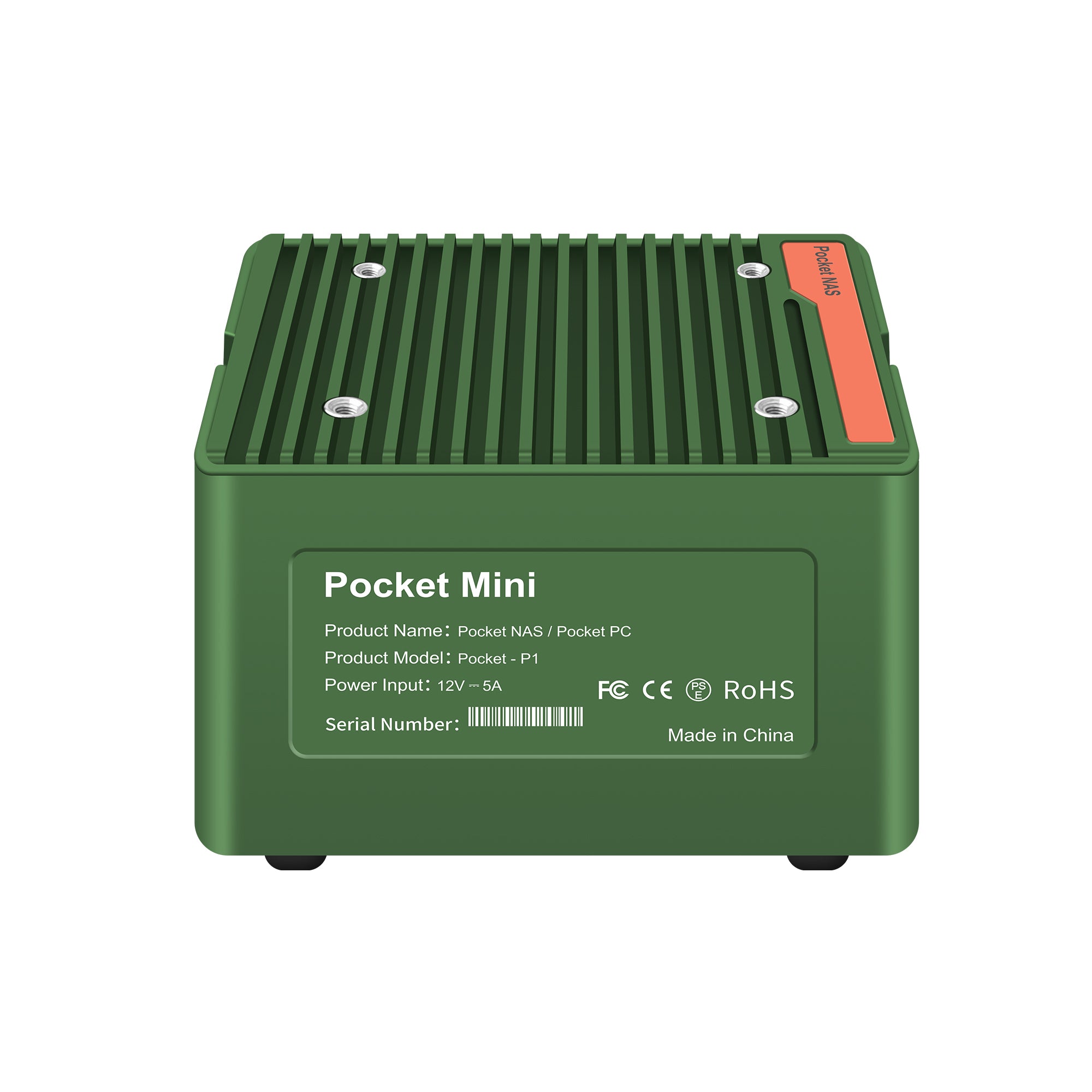 CWWK S14 Mini PC NAS,Core i3 N305/N100/N200 , 4x M.2 NVMe Micro PC with 2x i226-V 2.5GbE LAN, DDR5 Mini Desktop Computer with 16GB RAM 512GB SSD, USB3.2, Support Dual 4K Display, WiFi7/BT5.4 Expand,Green