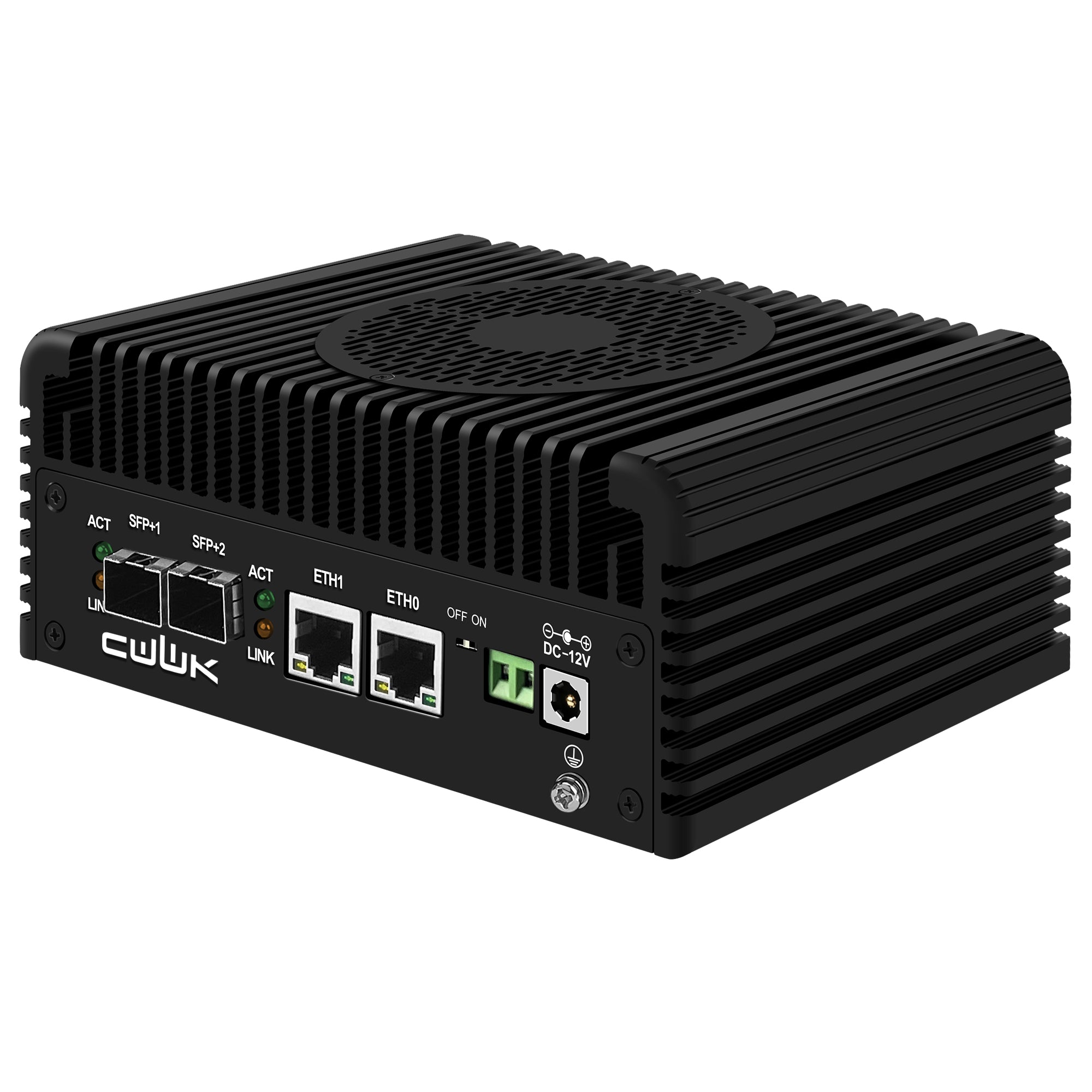 CWWK S2 Mini PC Firewall Hardware for Opnsense Pfsense,Softer Router Intel N150 N100 N305 N355 Dual Nic 2 10Gbe SFP+,2 Port i226V 2.5Gbe Lan