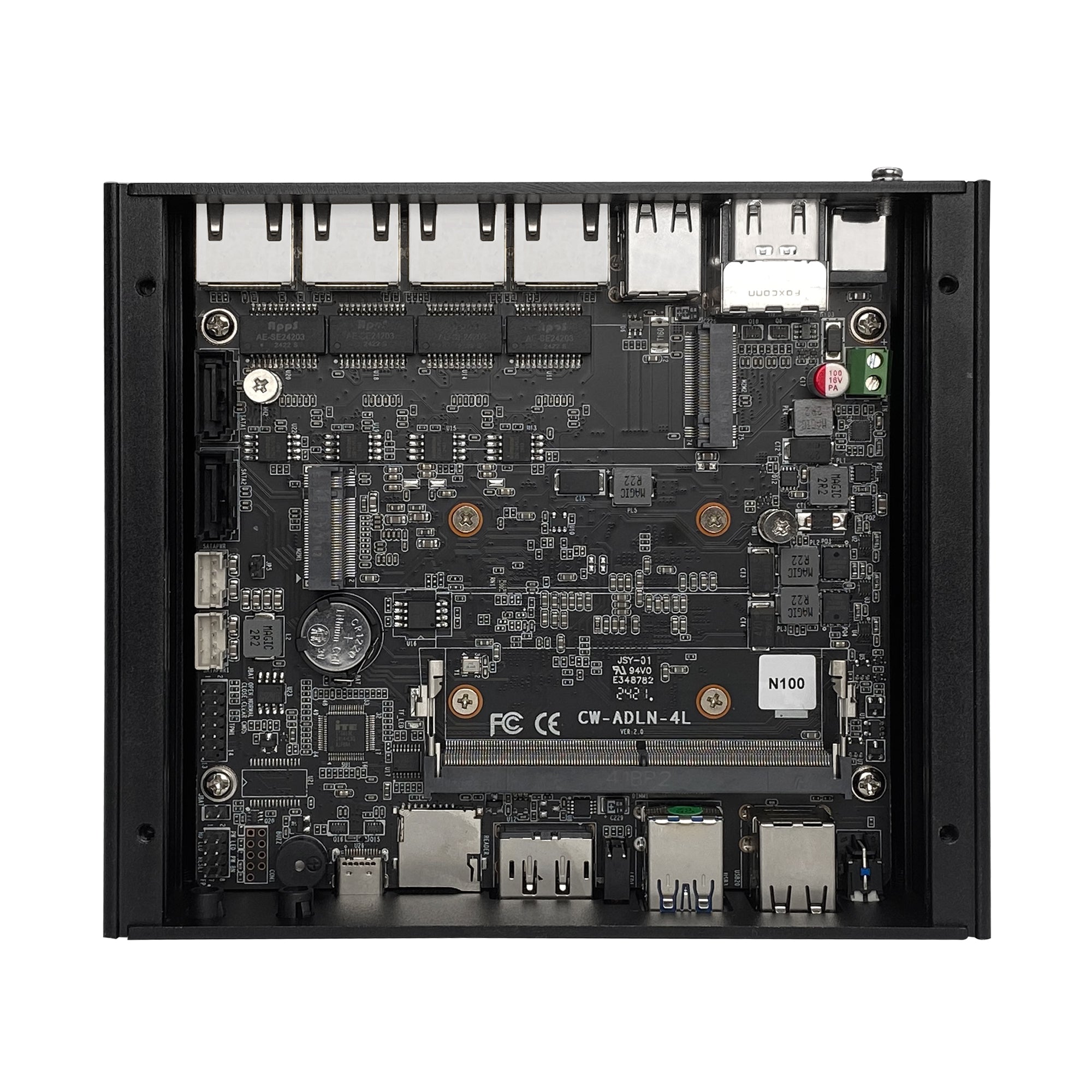 CWWK F1 Fanless Mini PC Firewall Hardware for Opnsense Pfsense,Softer Router Intel N305, Special link for making up the price difference