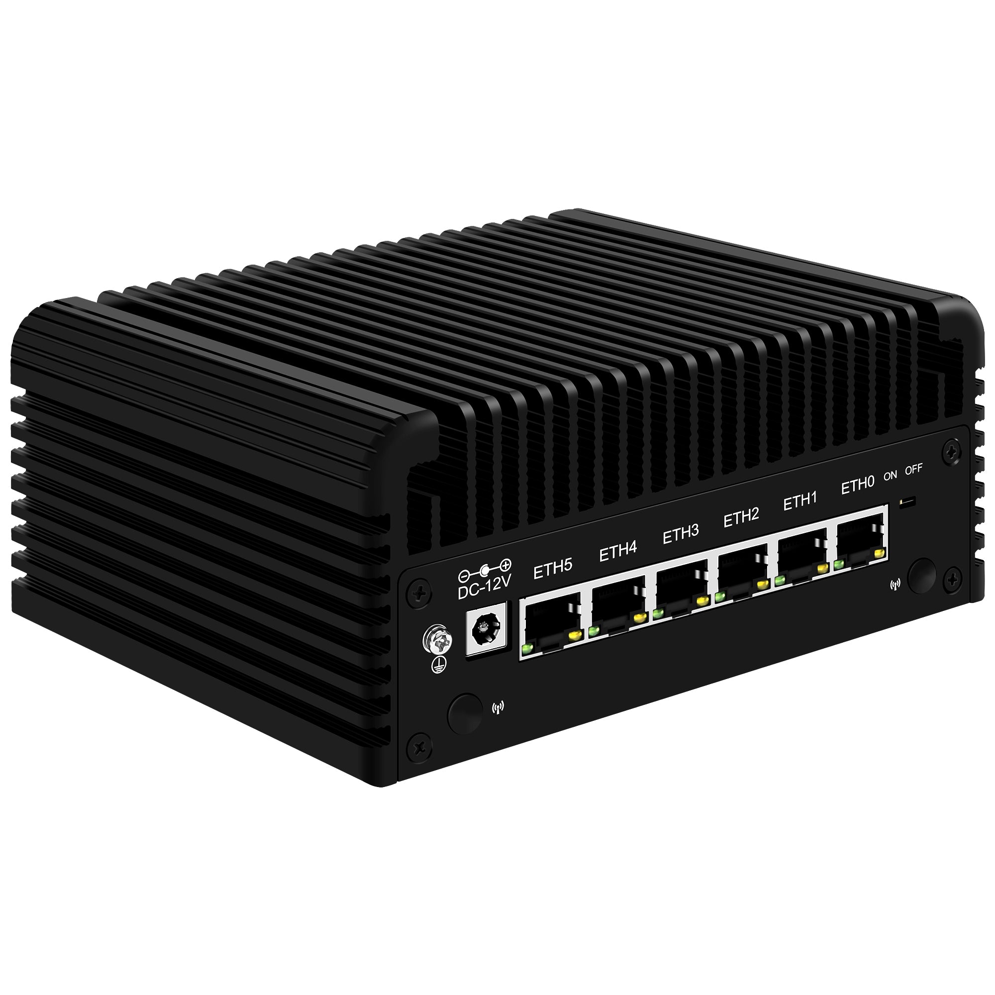 CWWK D6 Fanless Mini PC Firewall Hardware for Opnsense Pfsense,Softer Router N150 N100 N305 N355, 4 x 2.5 Gbe i226V Lan