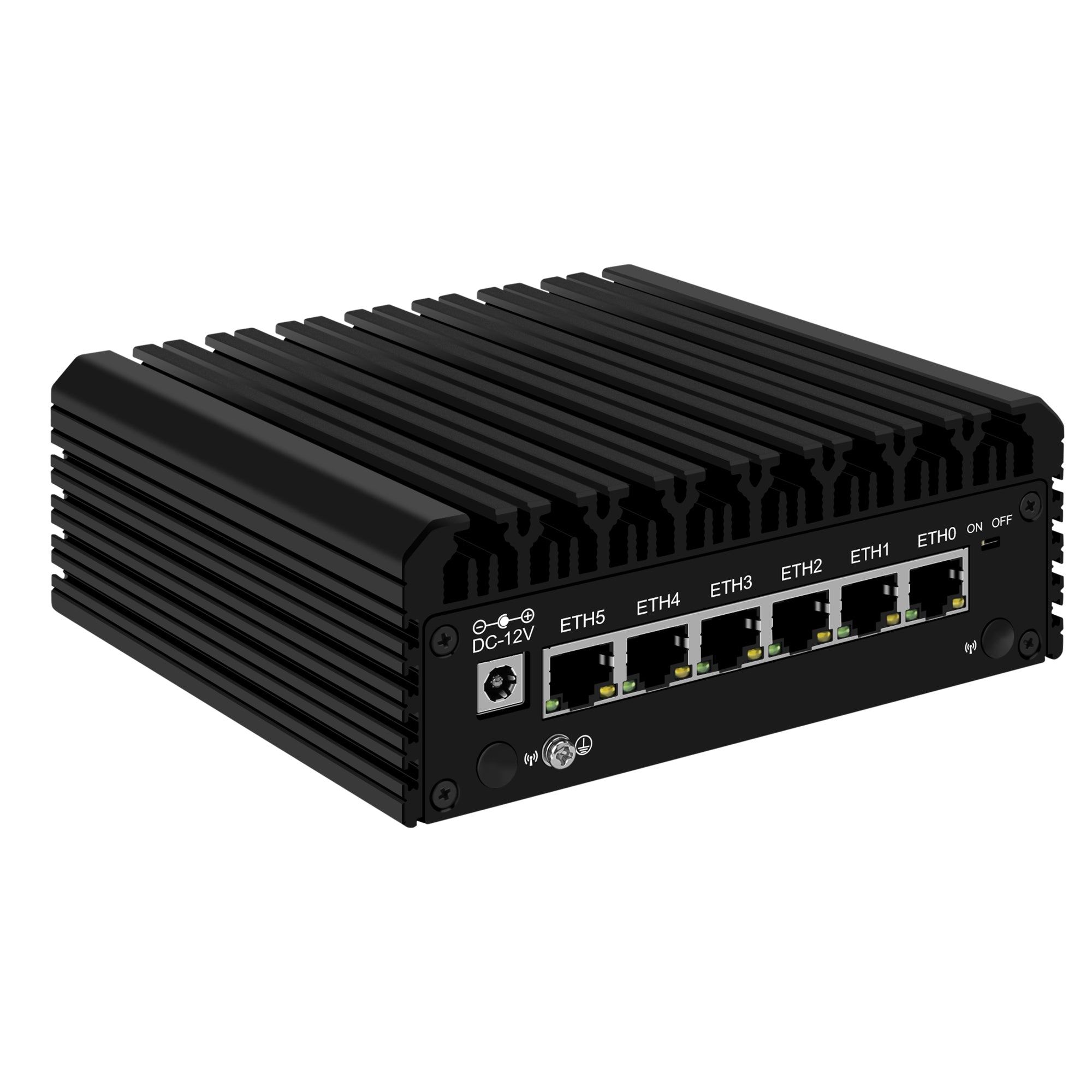 CWWK G6 Firewall Mini PC N305/N100 ,Micro Appliance Opnsense Fanless Mini Computer 6 x 2.5 GBE i226V LAN Router, DDR5 8 GB RAM 256 GB NVMe SSD