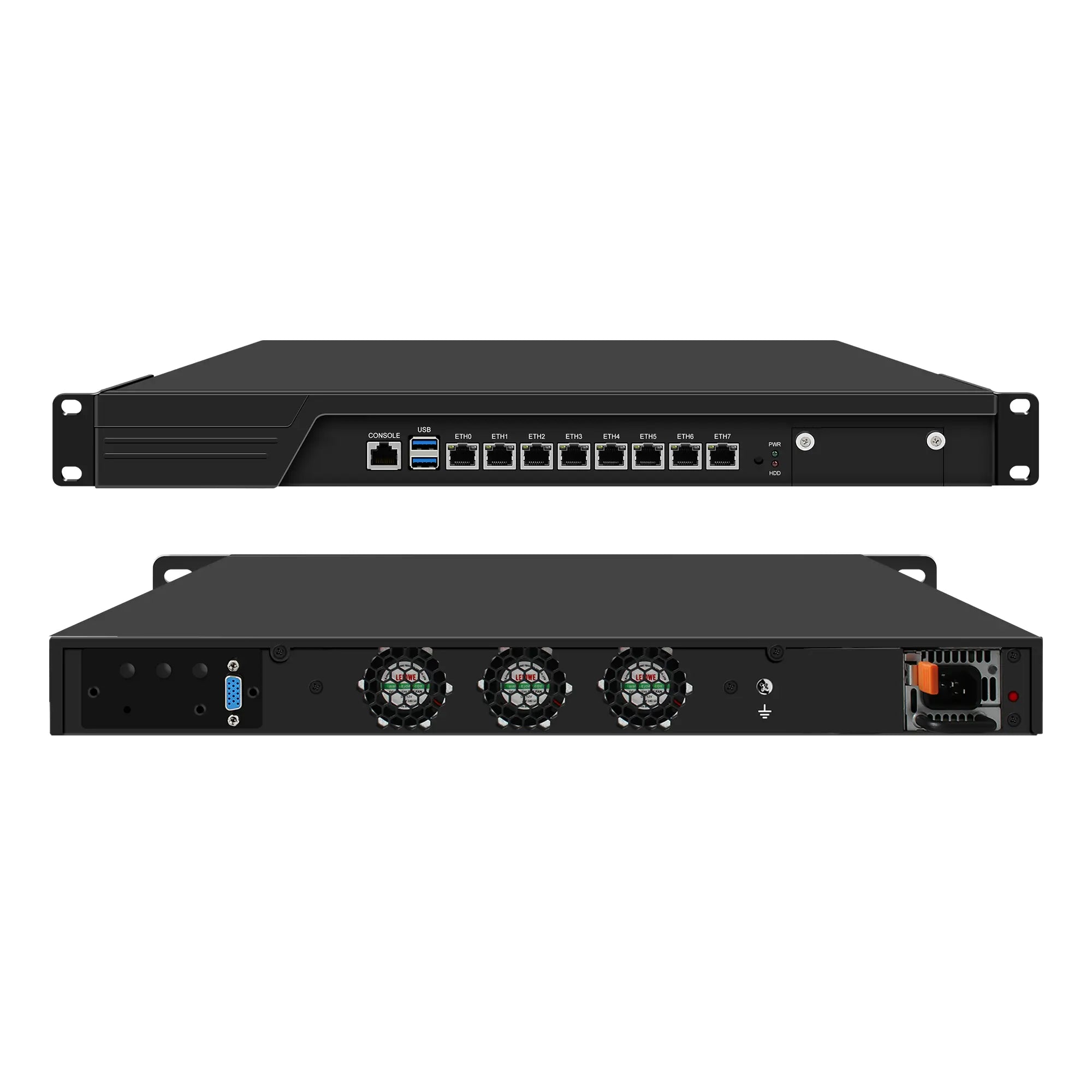 wan♡wan① CWWK 1U Firewall Hardware B150 Core i3 7100, 4 x 10Gb SFP+ LAN Firewal