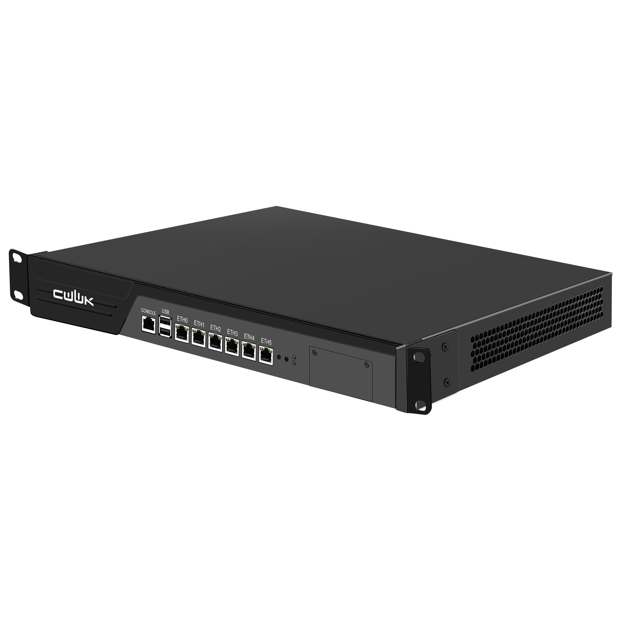 CWWK N9 19” 1U Firewall Appliance B250 Core i5 8500/Core i7 8700/Core i7 9700, 6 x i225V 2.5GbE LAN Firewall Hardware VPN Router PC, DDR4 RAM SSD OPNsense Hardware Rackmount for Homelab with VGA, SIM