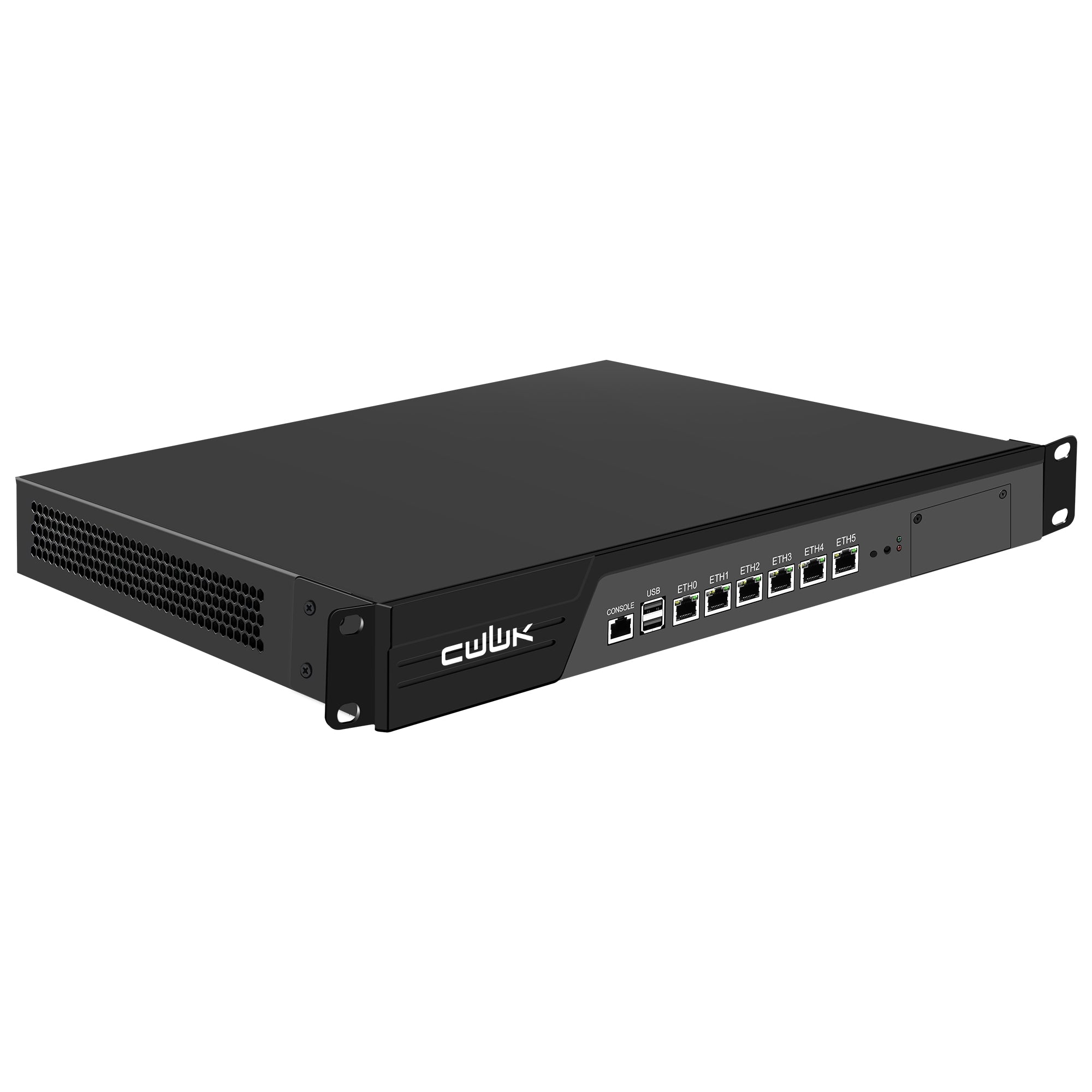 CWWK N9 19” 1U Firewall Appliance B250 Core i5 8500/Core i7 8700/Core i7 9700, 6 x i225V 2.5GbE LAN Firewall Hardware VPN Router PC, DDR4 RAM SSD OPNsense Hardware Rackmount for Homelab with VGA, SIM