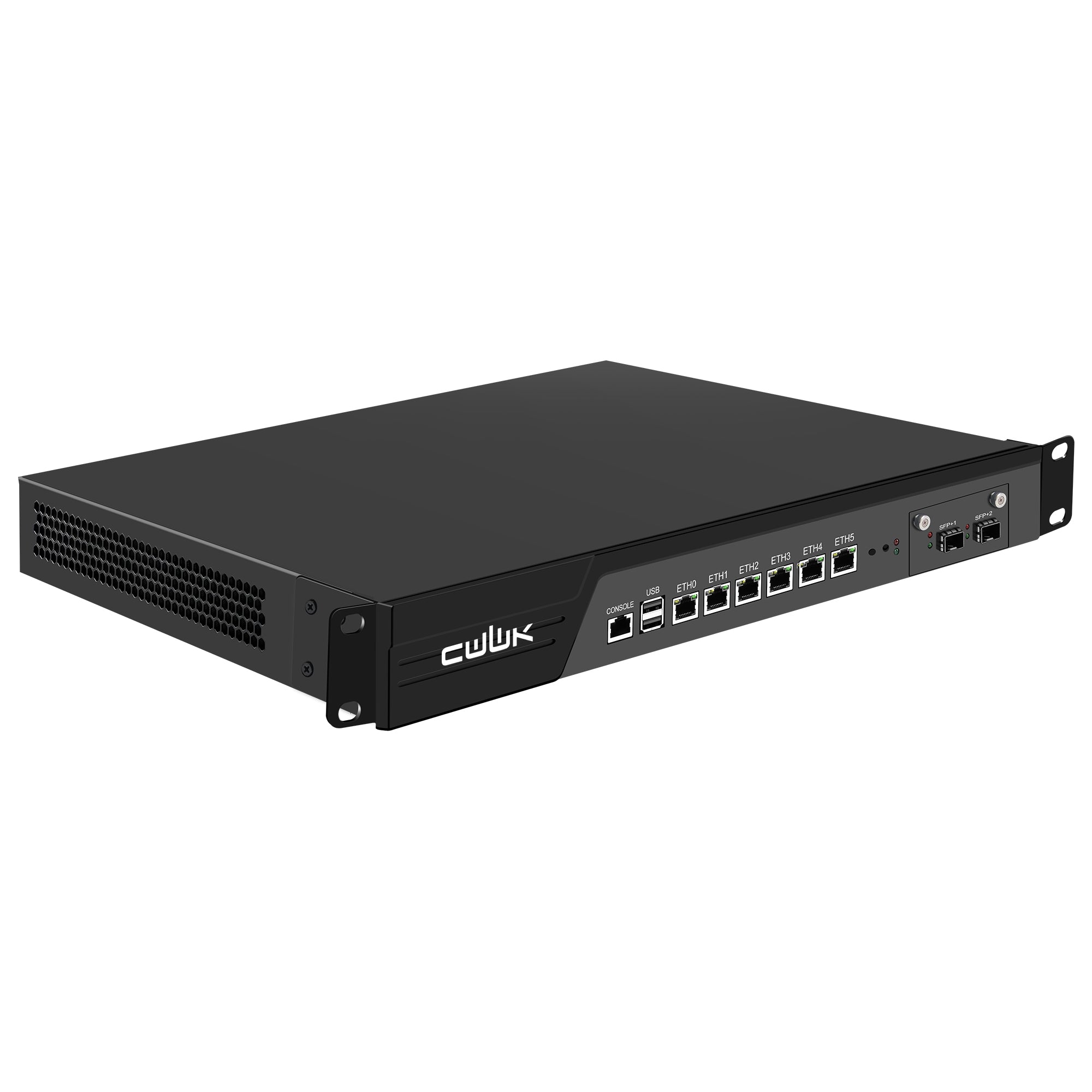 CWWK N7 19” 1U Firewall Appliance B250 Core i5 8500/Core i7 8700/Core i7 9700, 6 x i225V 2.5GbE LAN + 2 x 10Gb SFP+ Firewall Hardware VPN Router PC, DDR4 RAM SSD OPNsense Hardware Rackmount for Homelab with VGA, SIM