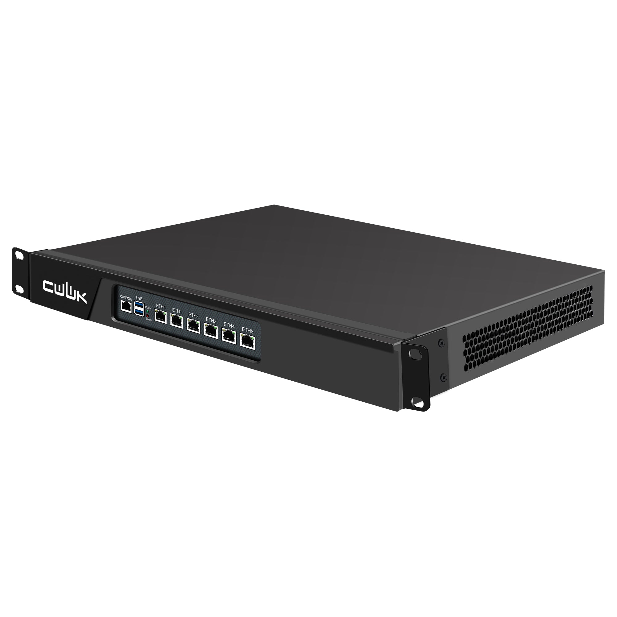 CWWK N14 1U Firewall Appliance N305/N100, 6 x i226-V 2.5GbE LAN Firewall Hardware VPN Router PC, DDR5 RAM SSD OPNsense Hardware 19”Rackmount for Homelab Server with VGA, SIM