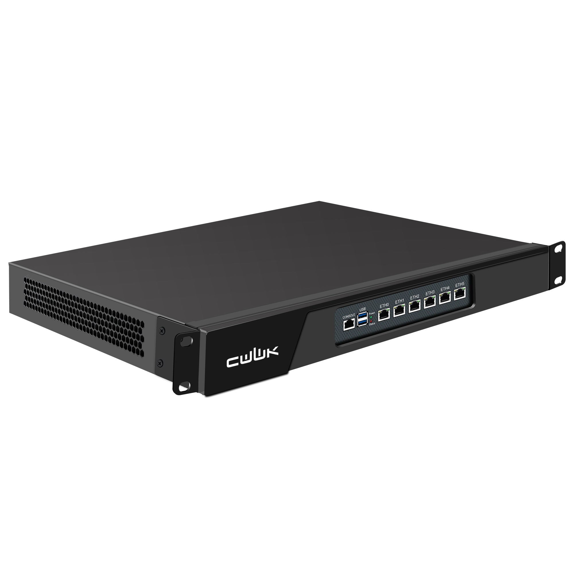 CWWK N14 1U Firewall Appliance N305/N100, 6 x i226-V 2.5GbE LAN Firewall Hardware VPN Router PC, DDR5 RAM SSD OPNsense Hardware 19”Rackmount for Homelab Server with VGA, SIM