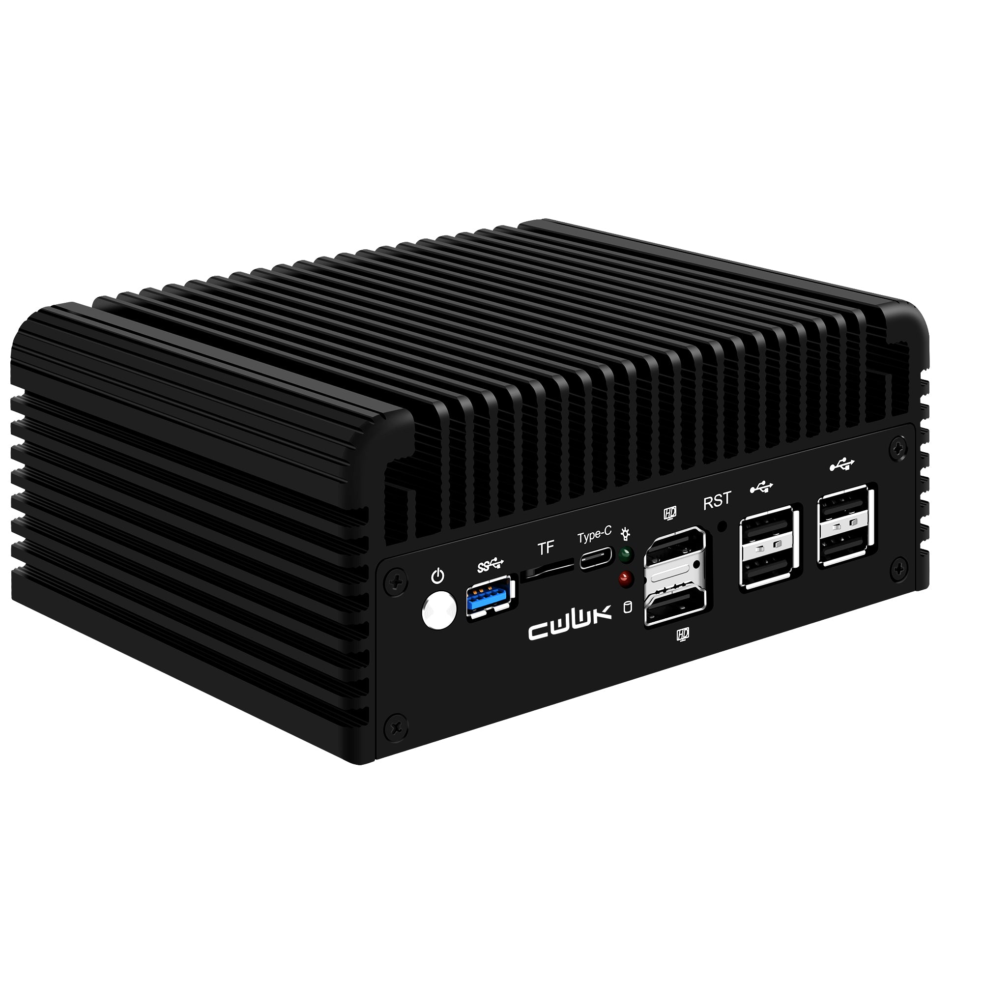 CWWK D6 Fanless Mini PC Firewall Hardware for Opnsense Pfsense,Softer Router N150 N100 N305 N355, 4 x 2.5 Gbe i226V Lan