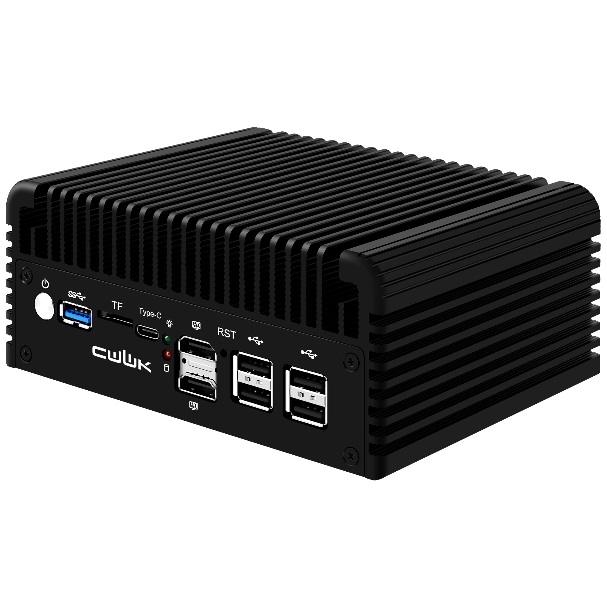 CWWK D6 Fanless Mini PC Firewall Hardware for Opnsense Pfsense,Softer Router N150 N100 N305 N355, 4 x 2.5 Gbe i226V Lan