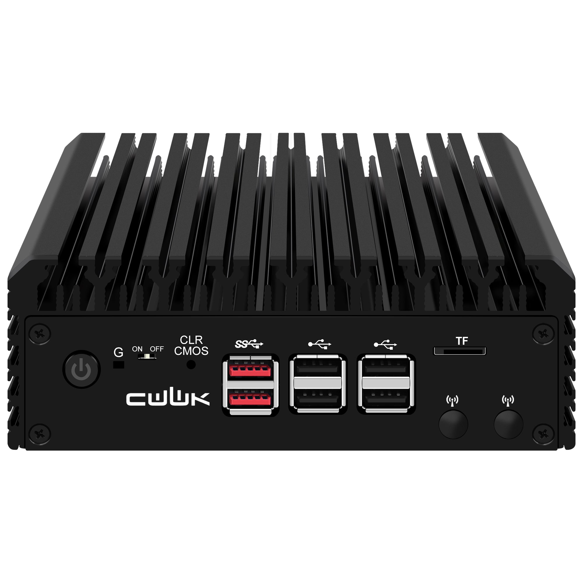 CWWK G4 Fanless Mini PC Firewall Hardware for Opnsense Pfsense,Softer Router Intel N100 N305, 4 x 2.5 Gbe i226V Lan, DDR5 8 GB RAM 128 GB NVMe SSD