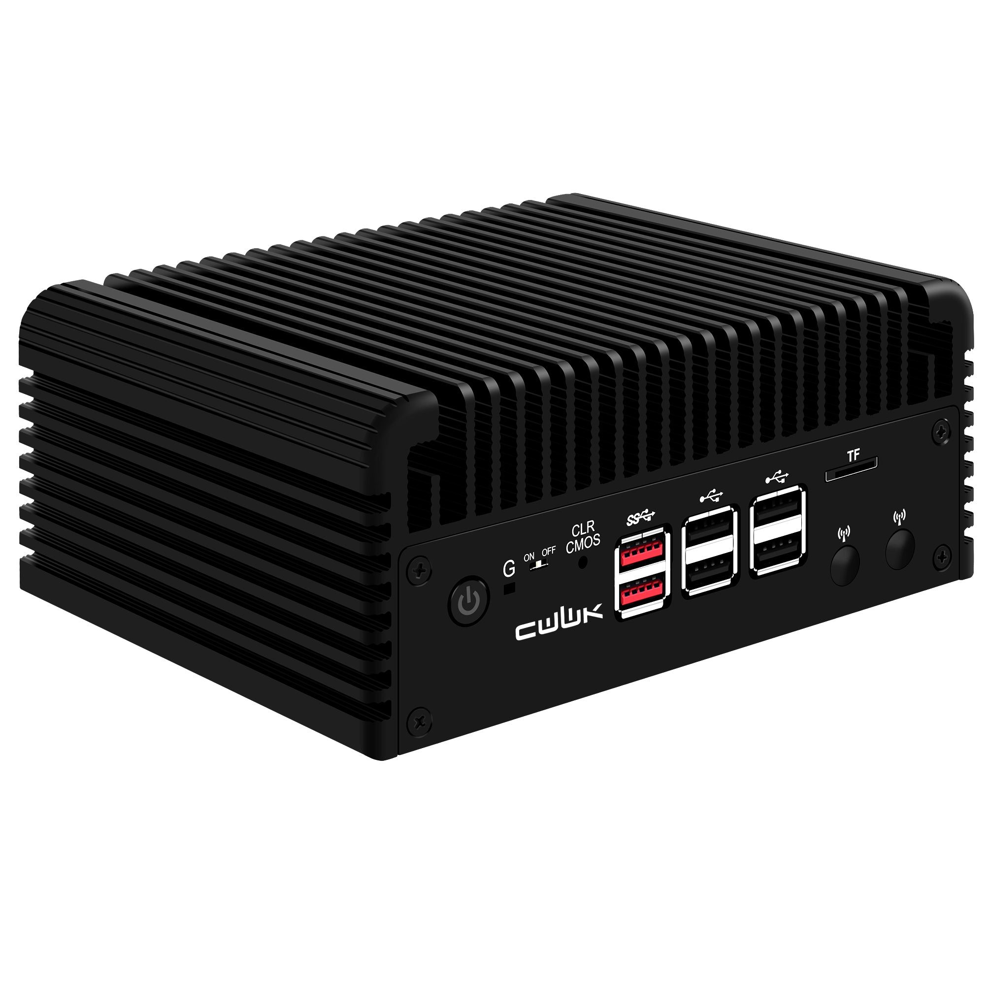 CWWK F2 Fanless Mini PC Firewall Hardware for Opnsense Pfsense,Softer Router Intel N150 N100 N305 N355, 4 x 2.5 Gbe i226V Lan