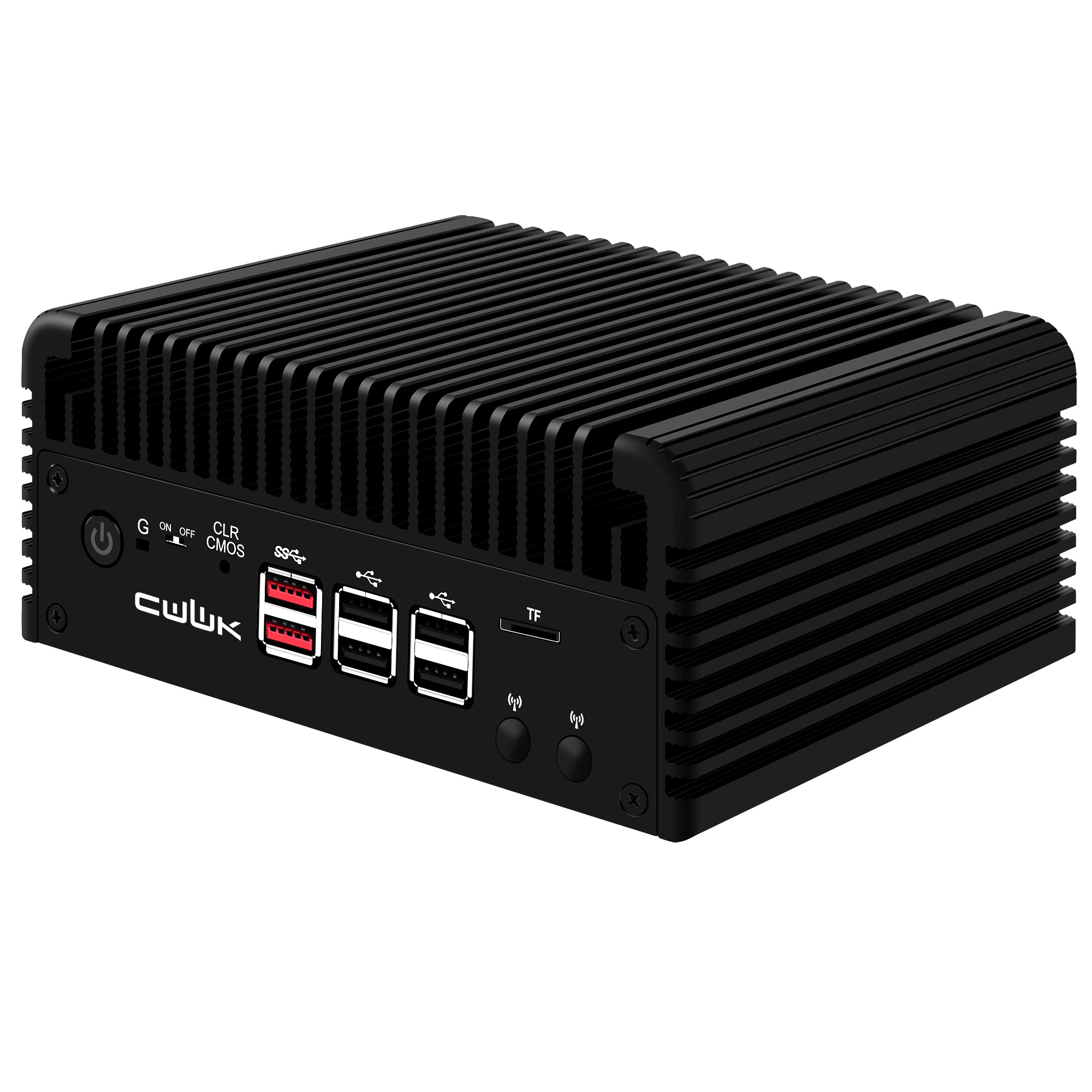 CWWK F2 Fanless Mini PC Firewall Hardware for Opnsense Pfsense,Softer Router Intel N150 N100 N305 N355, 4 x 2.5 Gbe i226V Lan