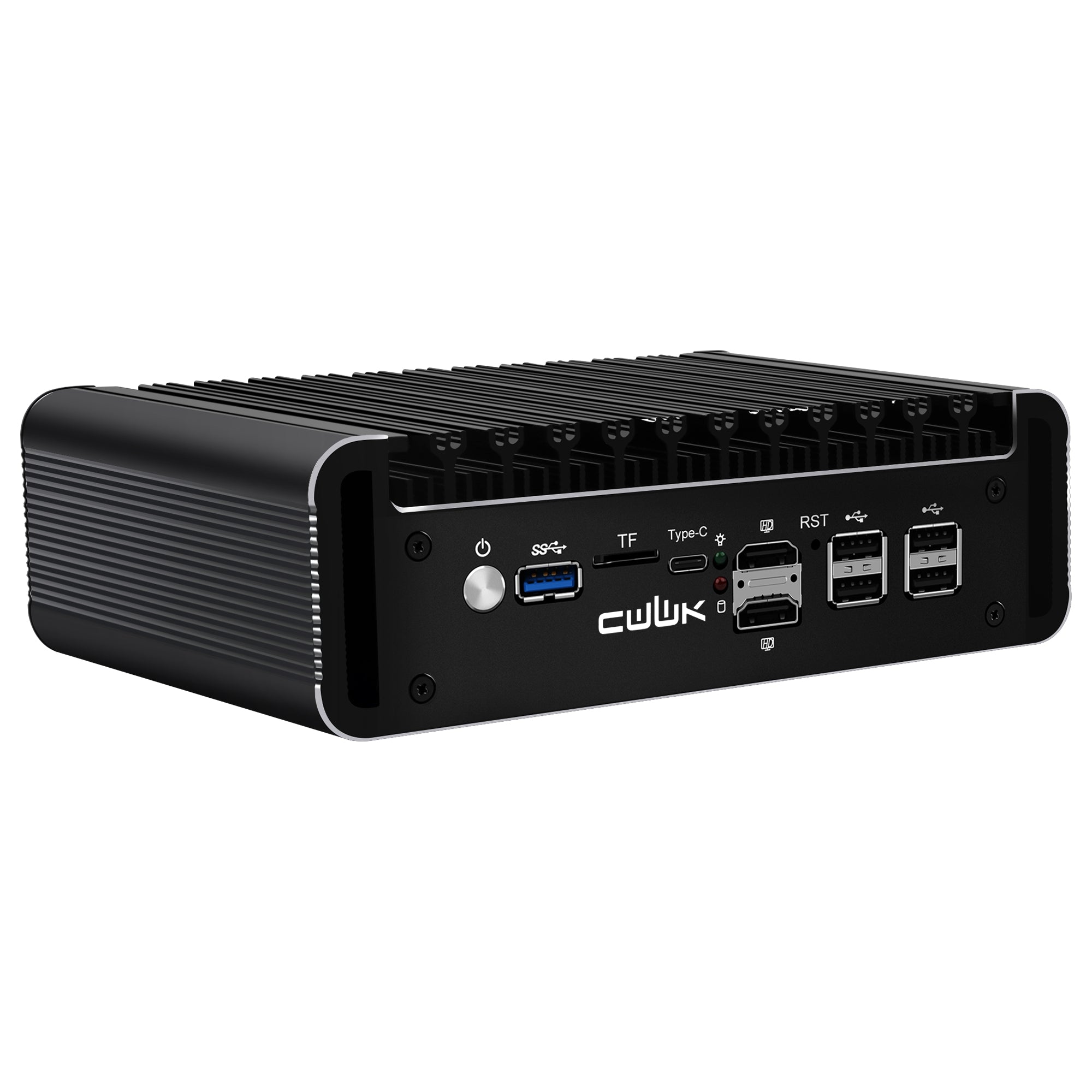 CWWK DY6 Fanless Mini PC Firewall Hardware for Opnsense Pfsense,Softer Router Intel N150 N100 N305 N355, 6 x 2.5 Gbe i226V Lan, DDR5 8 GB RAM 128 GB NVMe SSD