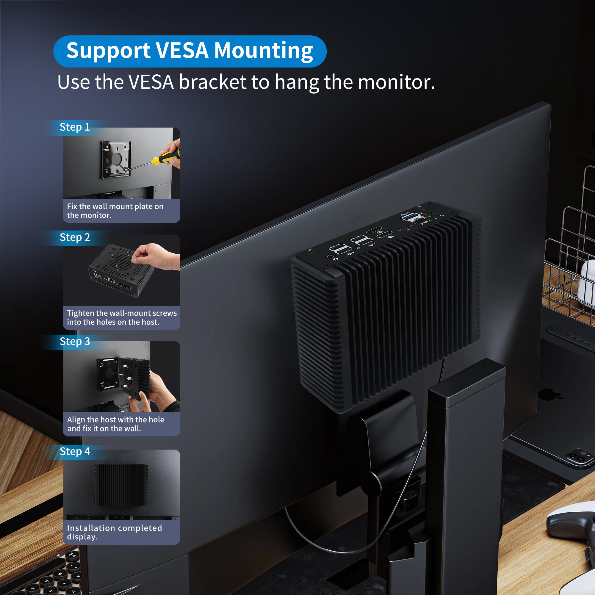 CWWK S7 Pro N150 Mini PC Firewall with 2 Port 10GbE RJ45 + 2 Port 2.5GbE LAN