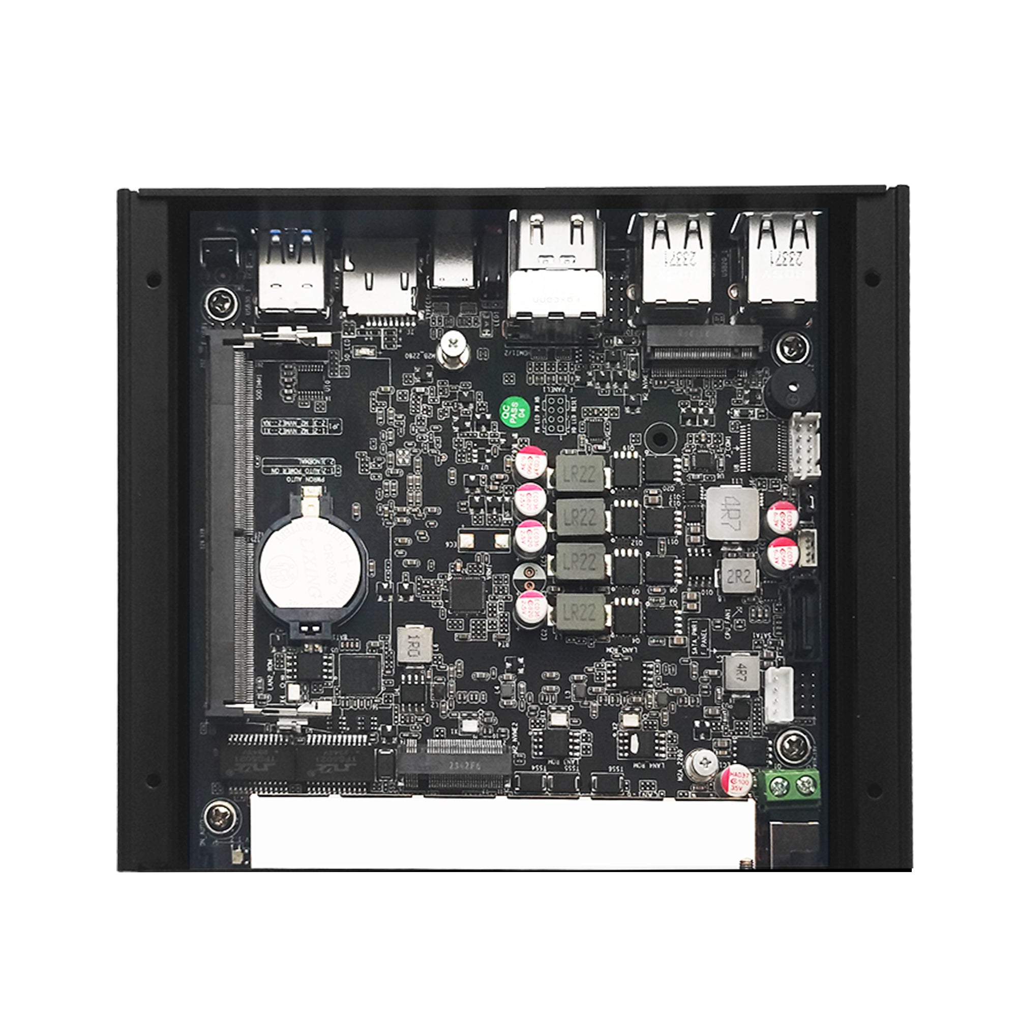 CWWK G6 Firewall Mini PC N305/N100 ,Micro Appliance Opnsense Fanless Mini Computer 6 x 2.5 GBE i226V LAN Router, DDR5 8 GB RAM 256 GB NVMe SSD