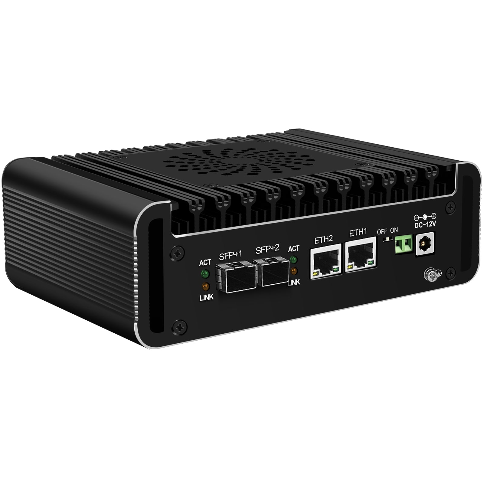 CWWK F18 Firewall Micro Appliance Mini PC Dual 10GbE SFP+, Core i3 N305 2 Port i226V 2.5GbE LAN,OPNsense, DDR5 8GB RAM 128GB NVMe SSD