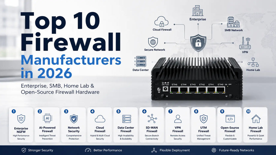 Top 10 Firewall Manufacturers in 2026