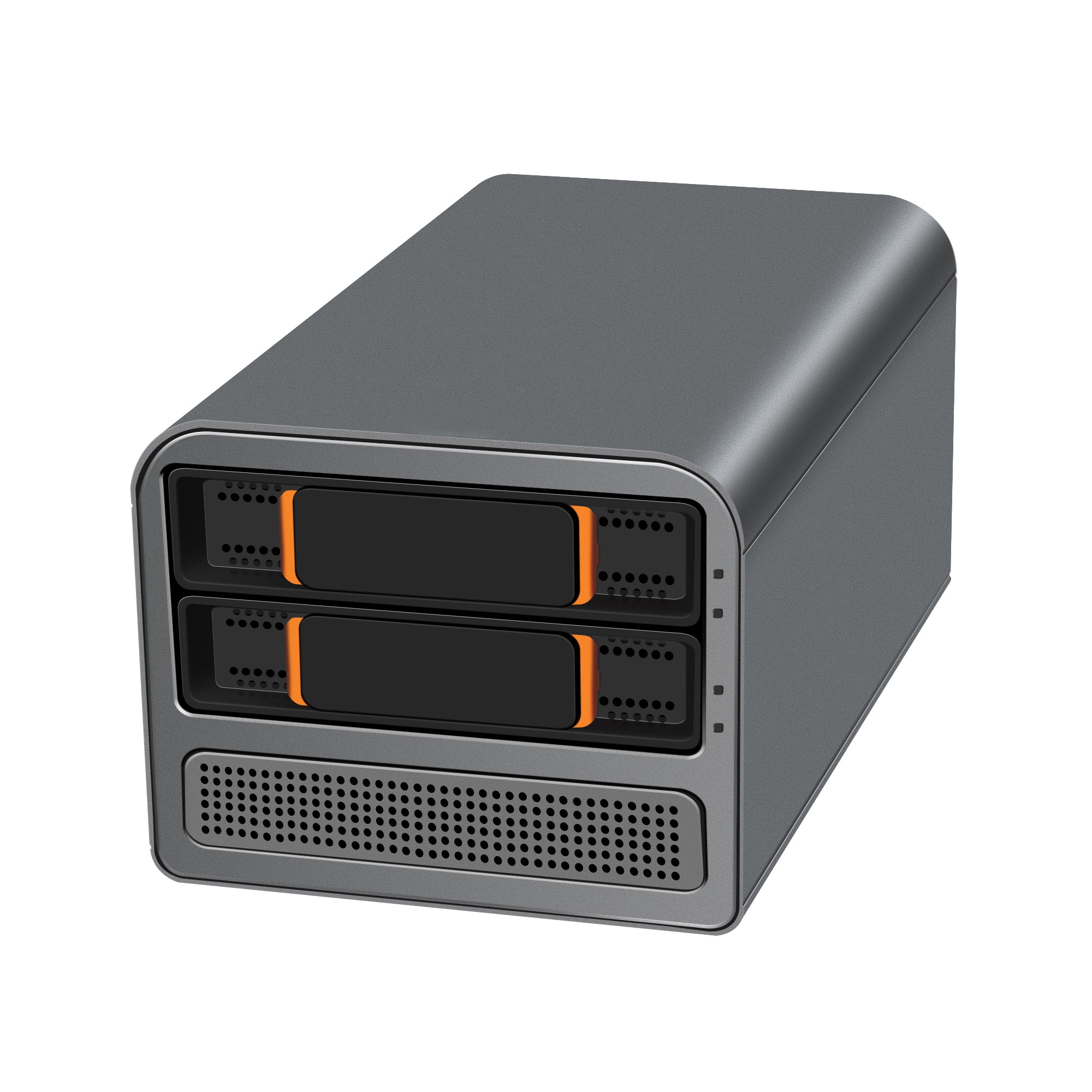 CWOS N01 2 Bay N100/N305 Mini PC, Computer Network-attached Storage (NAS) Hardware,Support Hot Swapping, Dual i226V 2.5GB LAN, Quad Core NAS Desktop Computer, 4K UHD,2USB3.2,SPK/MIC (Diskless)
