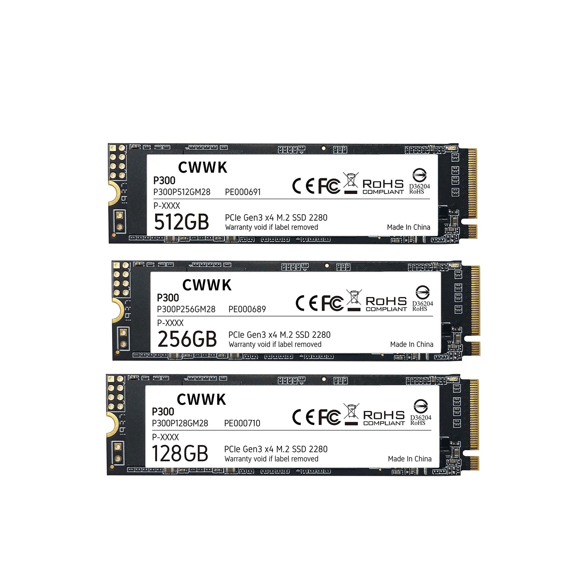 CWWK SSD NVMe M.2 2280 1TB 2TB 512GB 256GB 128GB Internal Solid State Drives M2 PCIe 3.0x4 for PS5 Laptop PC Mini PC