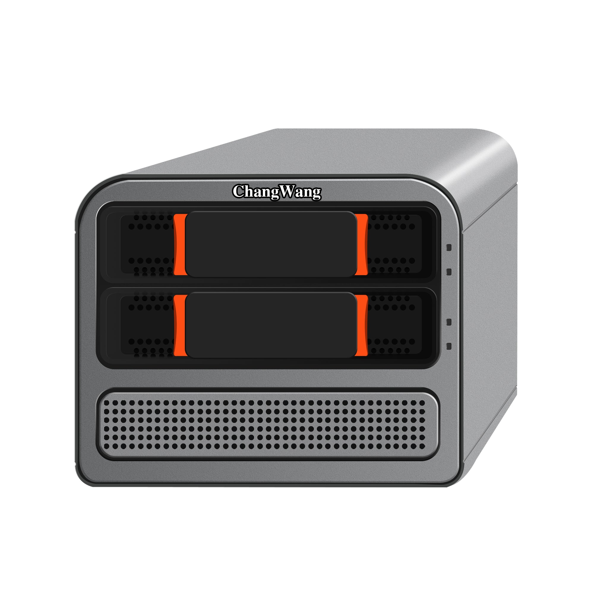 ChangWang 2 Bay N100/N305 Mini PC, Support Hot Swapping, Dual i226V 2.5GB LAN, Quad Core NAS Desktop Computer, 4K UHD,2USB3.2,SPK/MIC (Diskless)  NAS (network-attached storage)