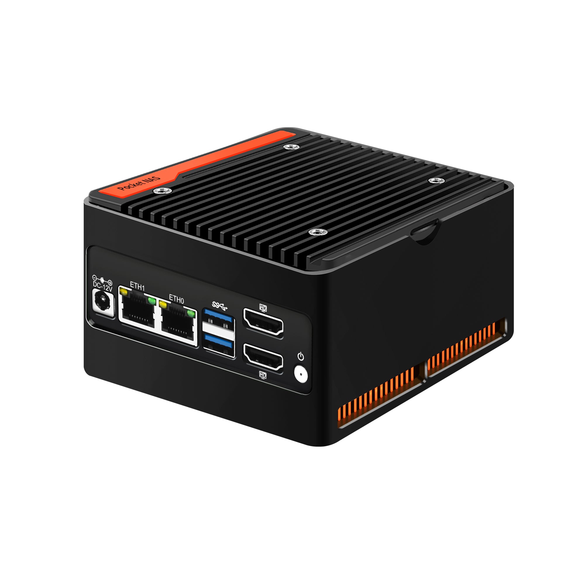 CWWK S14 Mini PC NAS, Core i3 N305/N100/N200, 4x NVMe Micro PC wit