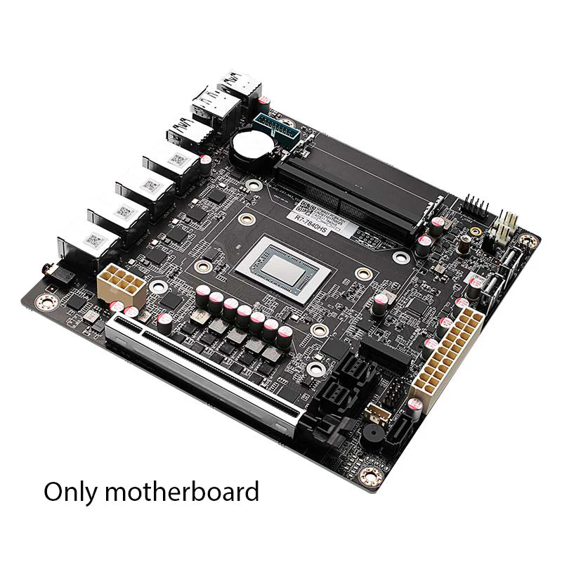 CWWK AMD-7940HS/8845HS Nas Motherboard 8-bay/9-bay 8K display 4 network 2.5G/9 SATA/PCIe x16 ITX