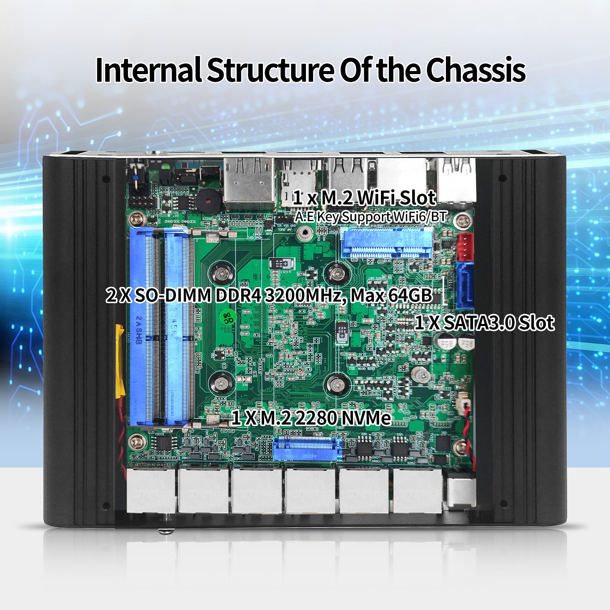 CWWK Micro Computer Hardware Namely Firewalls Celeron J6413, Fanless Mini PC Support OPNsense, Office Network Appliance Dual 4K HD, DP, SIM Slot, Barebone (No RAM/SSD/OS)