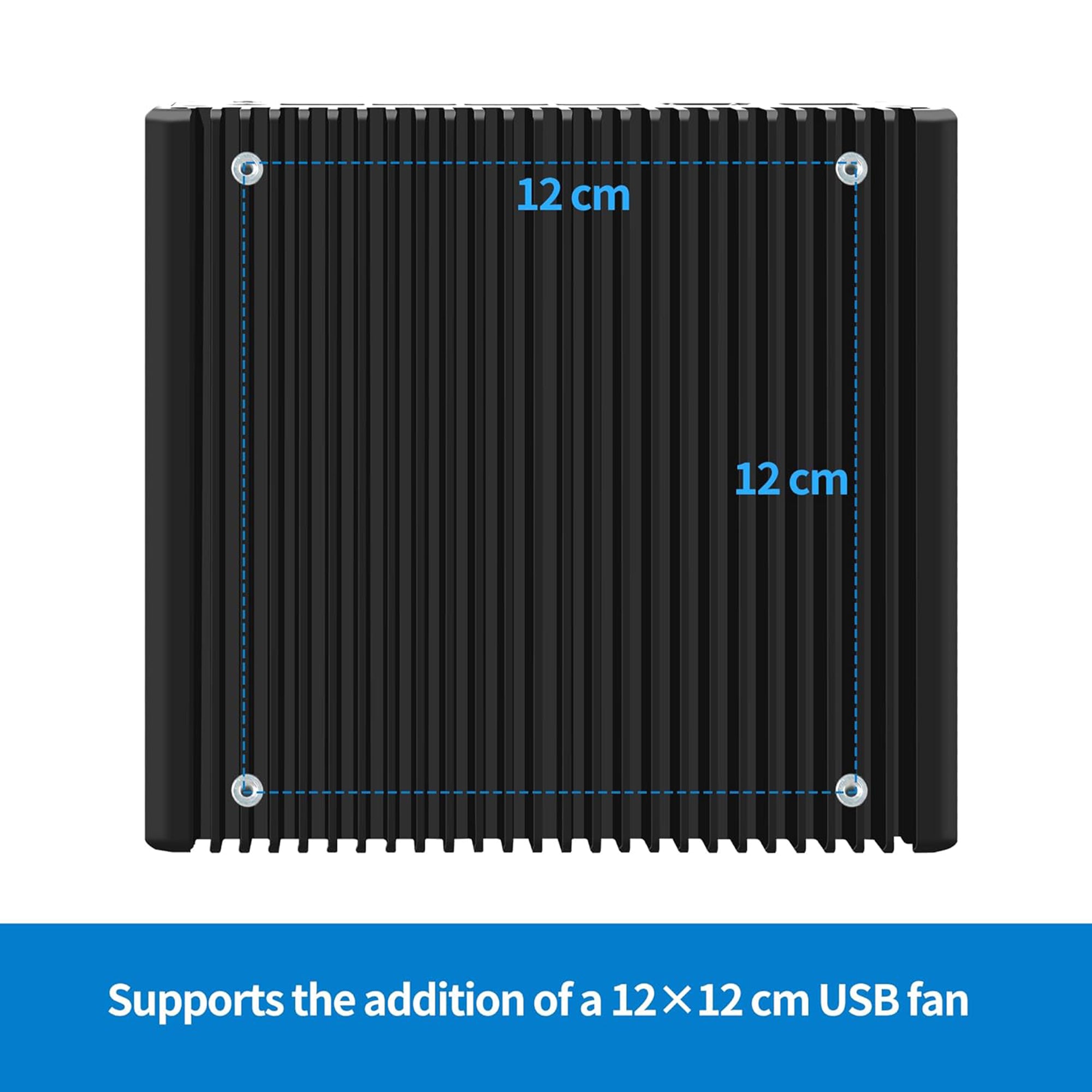 CWWK Mini PC Fanless Ryzen 5 5500U Firewall Appliance, 4 x i226-V 2.5GbE LAN OPNsense Mini Computer, F16 Micro PC 8GB RAM 128GB SSD, 2-NVMe, USB-C, 3-Display, MicroSD, M.2 E-key