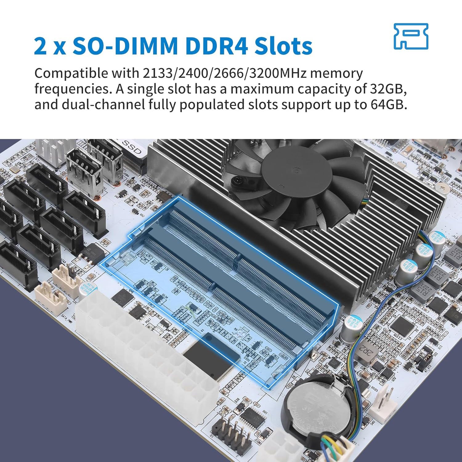 CWWK NAS Motherboard – Core I5 8265U, 8 SATA Bays, Dual 2.5GbE | Mini ITX For Home Server Build