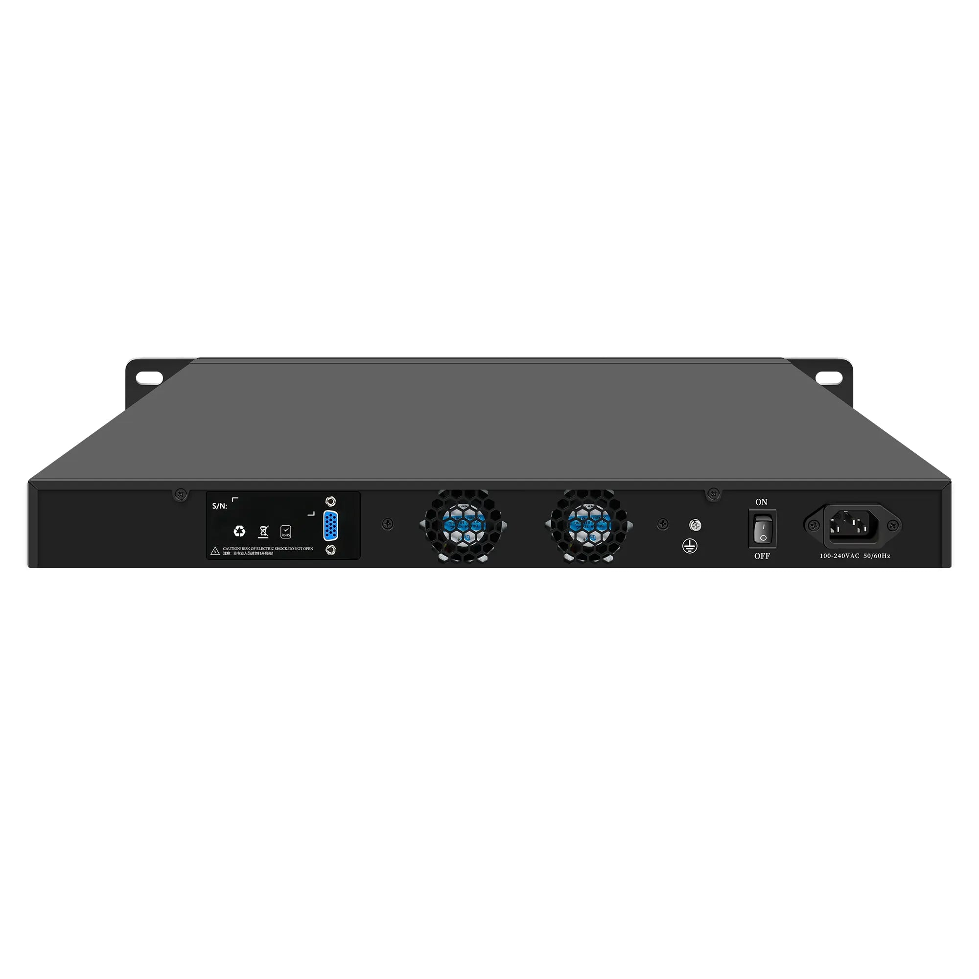 ChangWang 1U 989NP Rackmount Firewall Router PC, 6 LAN Network Gateway for Home Lab & Small Business