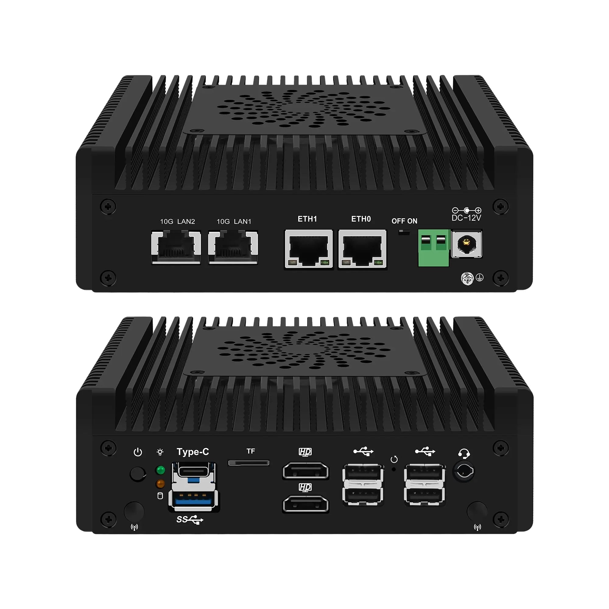 CWWK S7 Pro N150 N355 Mini PC  Firewall with 2 Port 10GbE RJ45 + 2 Port 2.5GbE LAN