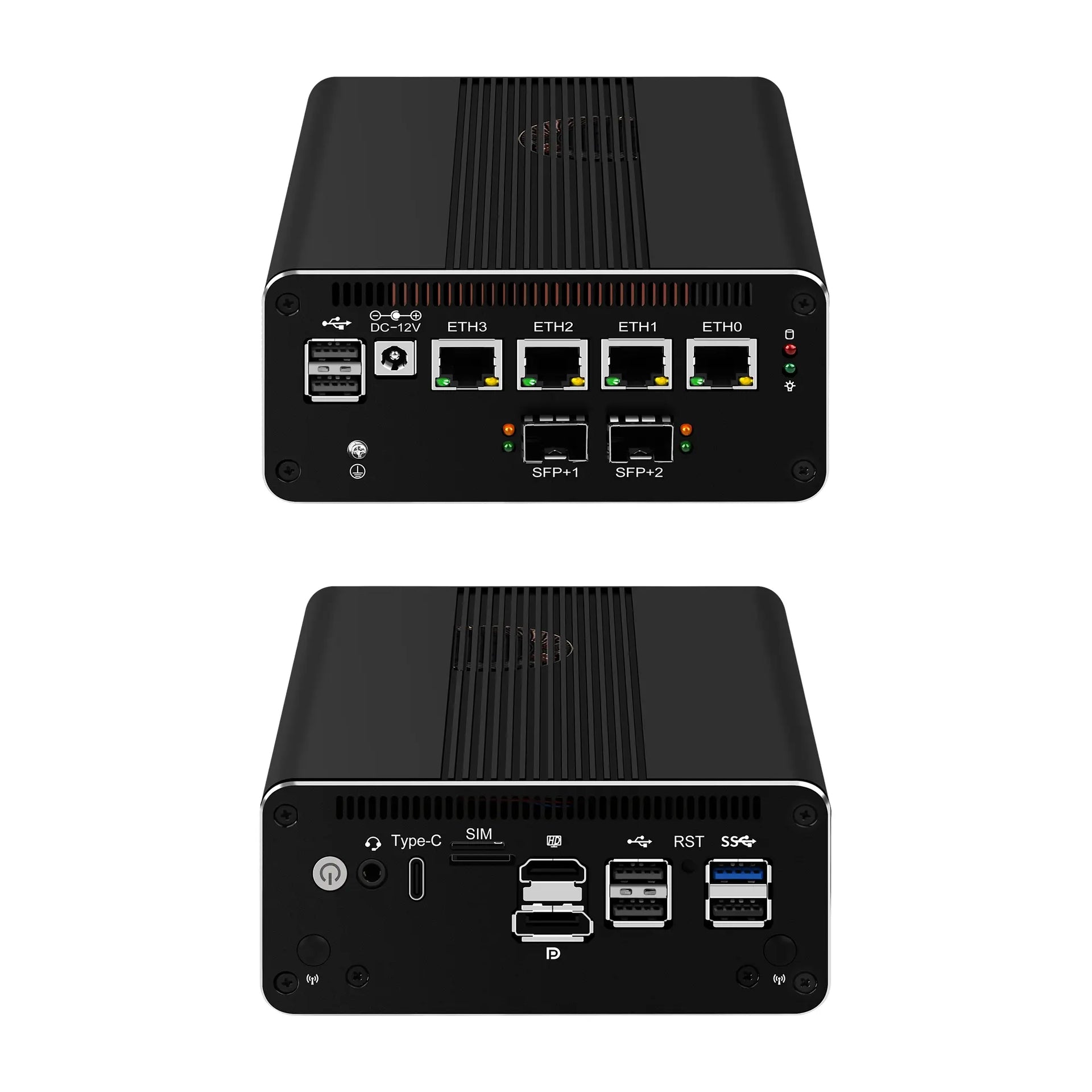 CWWK S3 Mini PC Router Micro Firewall Appliance, 2 X 10GbE SFP+, N100/