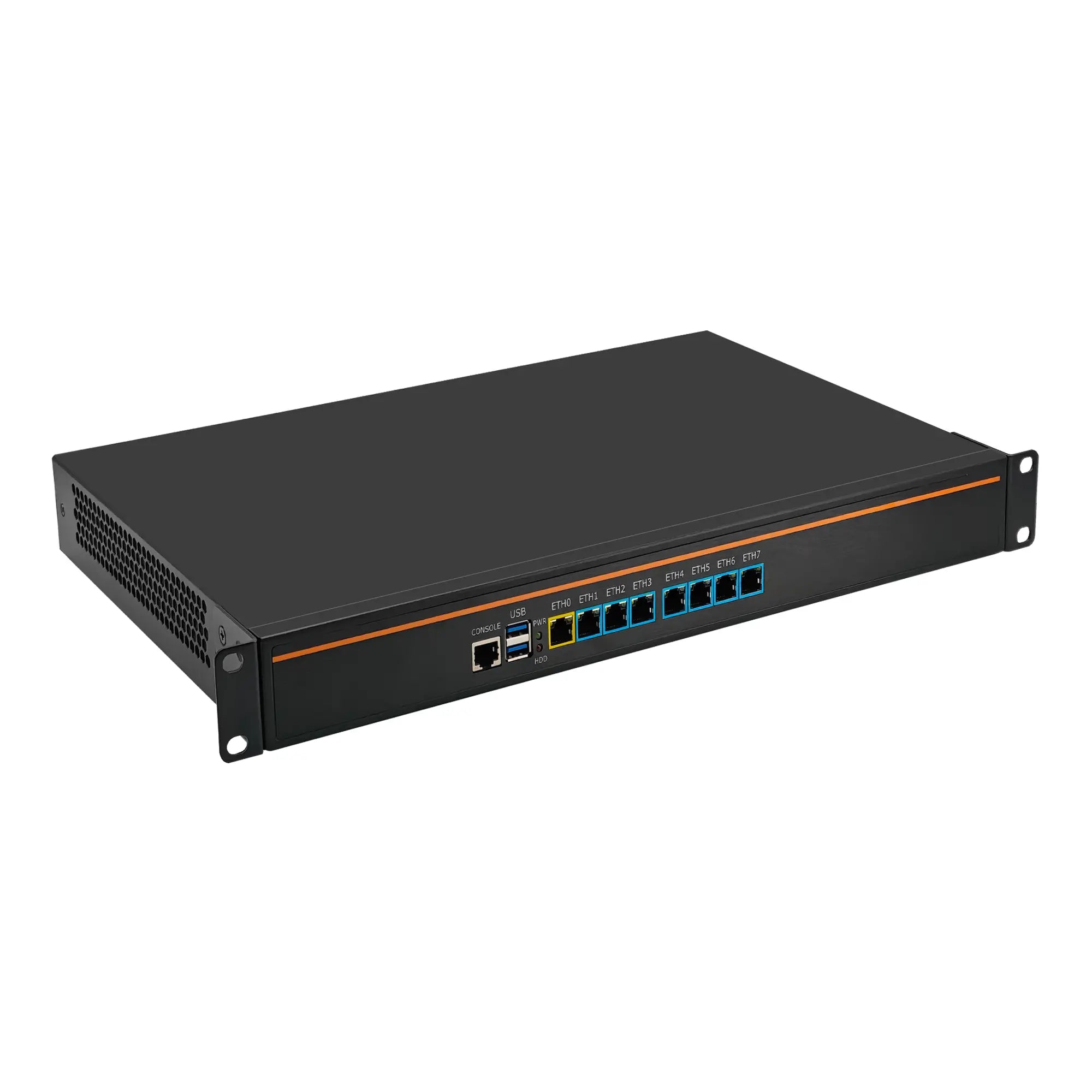 CWWK 1U-Z87 Rackmount Firewall Appliance, Intel Core i5-4300M, 8 port 2.5GbE LAN and Optional 2×10GbE SFP+
